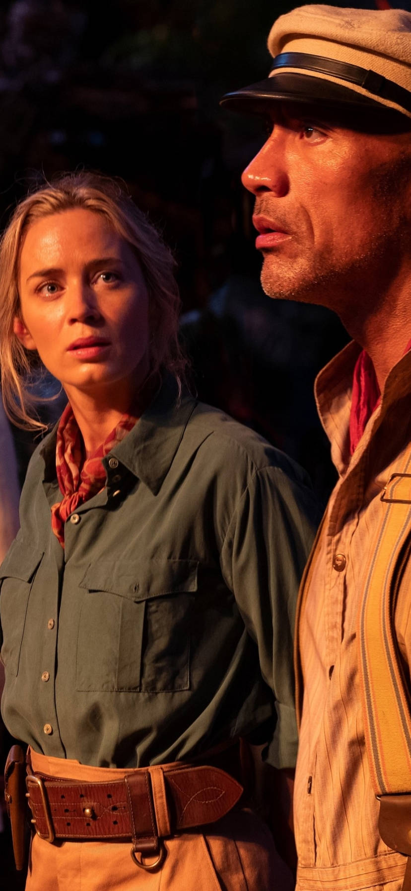 Jungle Cruise 2021 Frank Na Lily Picha ya Ukuta