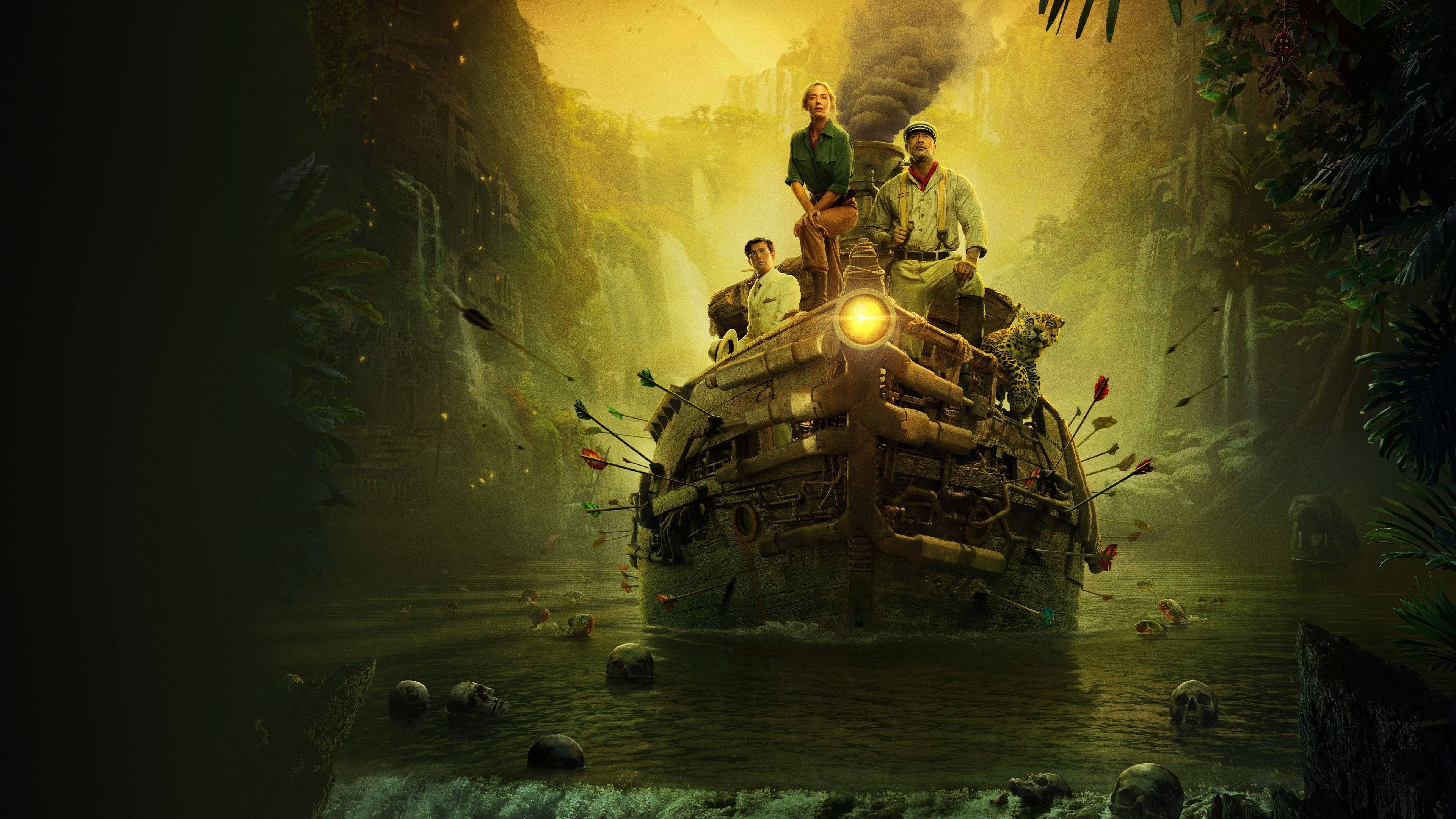 Jungle Cruise Riverboat Teaser 2021 Picha ya Ukuta