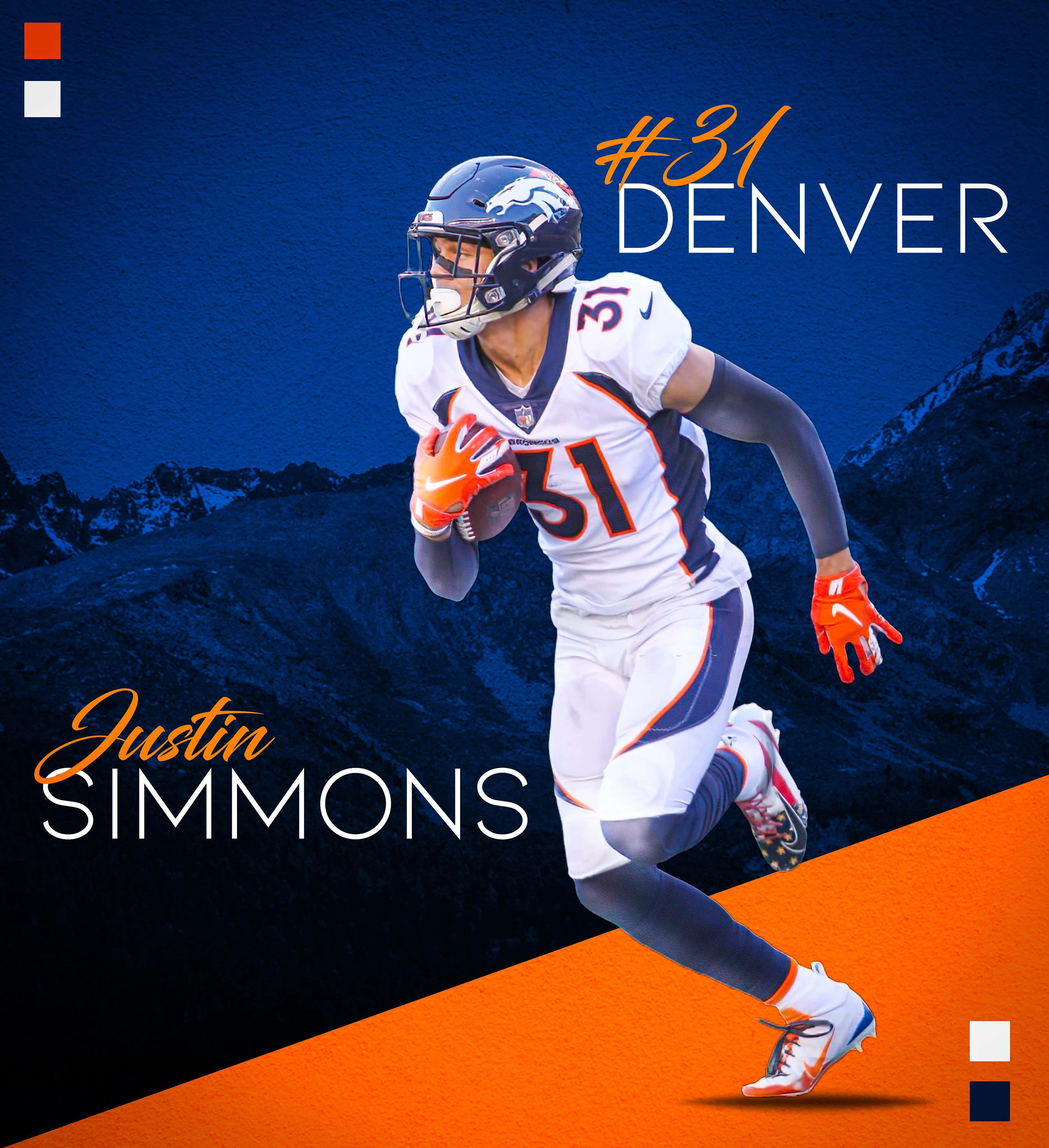 Justin Simmons Kwa Denver Picha ya Ukuta