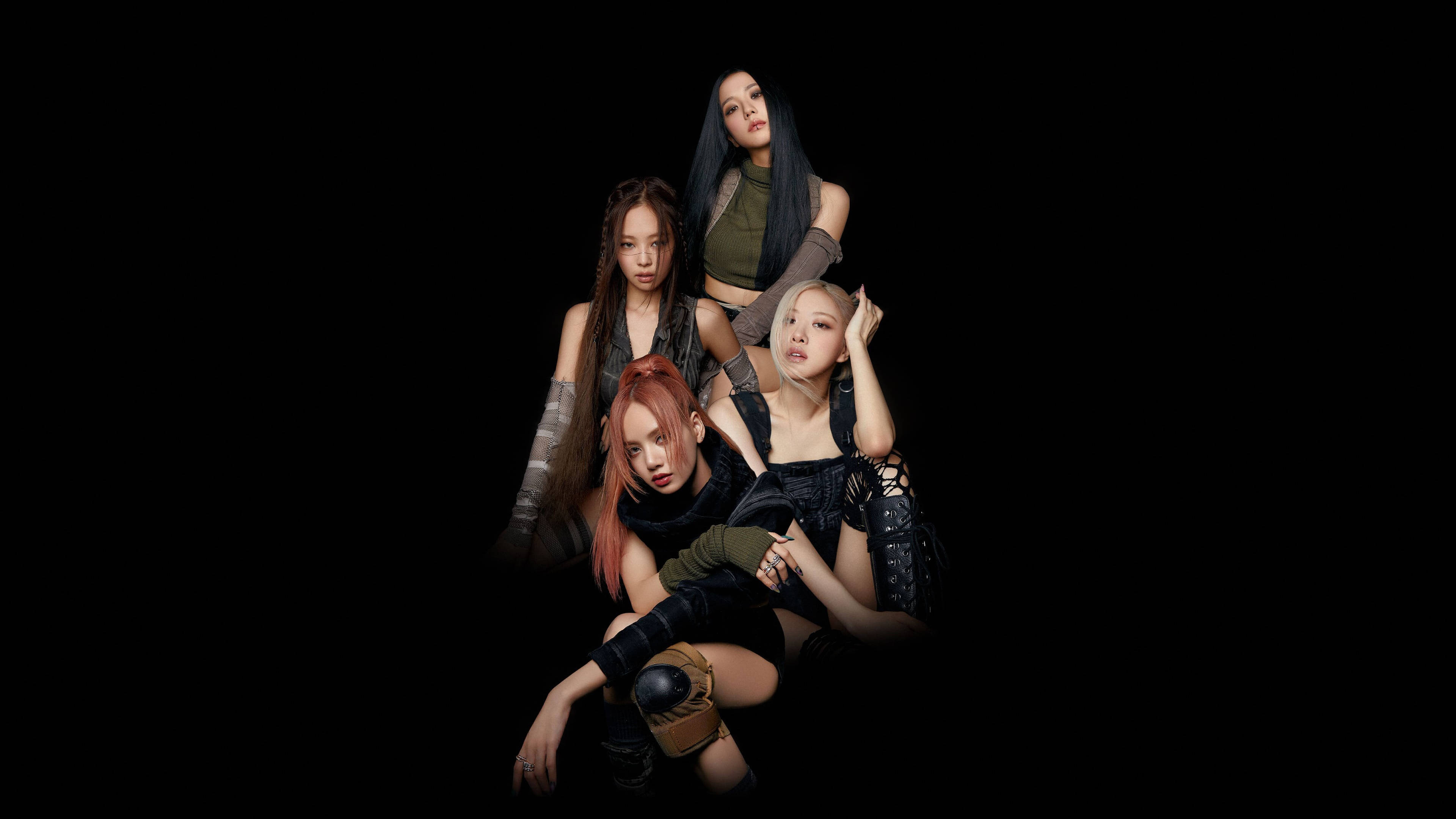 K Pop Blackpink Dhana ya Kichochezi Picha ya Ukuta