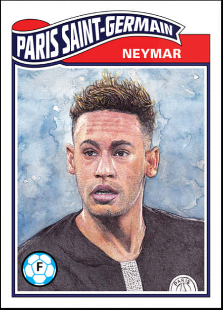 Kadi ya Picha ya Neymar P S G Picha ya Ukuta