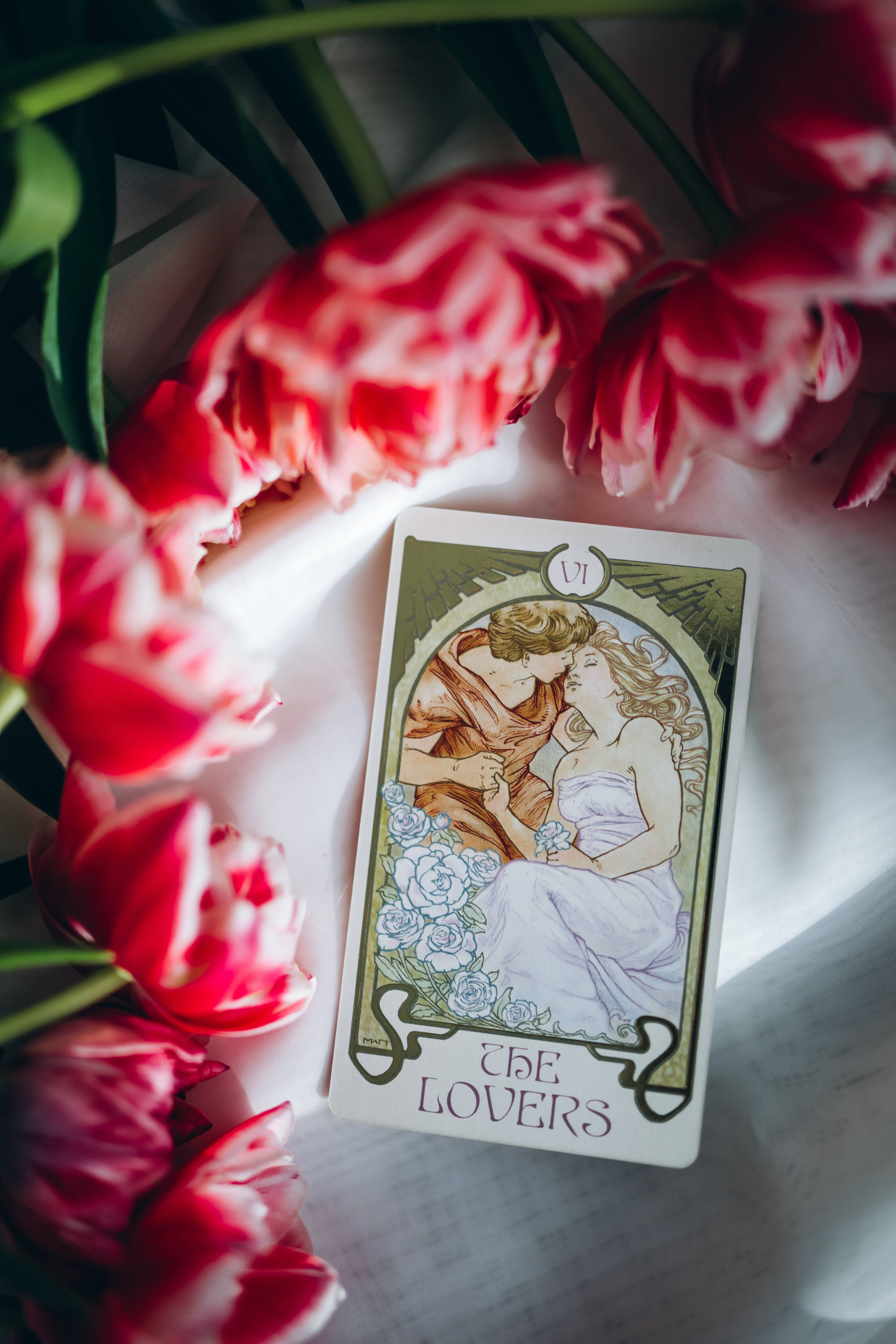 Kadi ya Tarot ya Wapenzi Picha ya Ukuta
