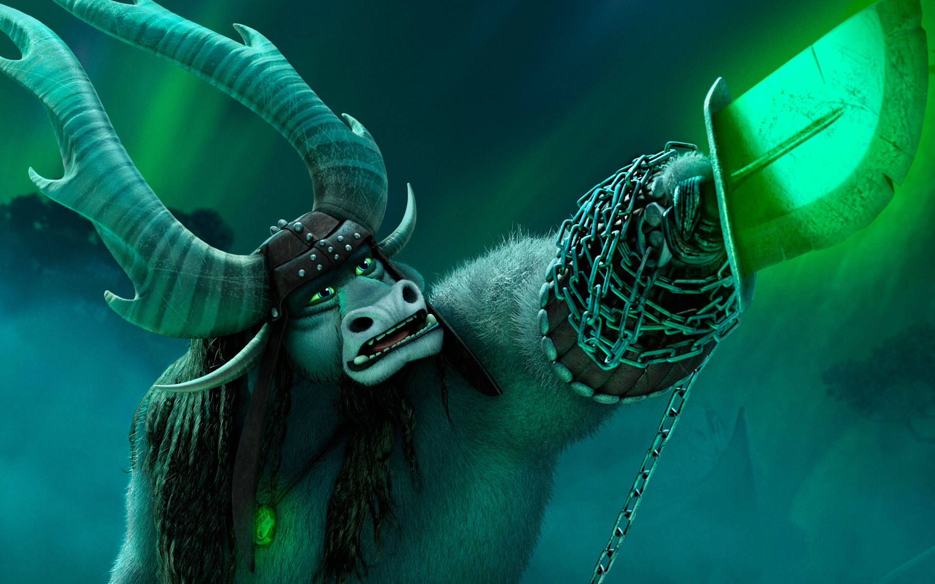 Kai Mwenye Nguvu - Mhalifu Mkuu kutoka Kung Fu Panda 3 Picha ya Ukuta