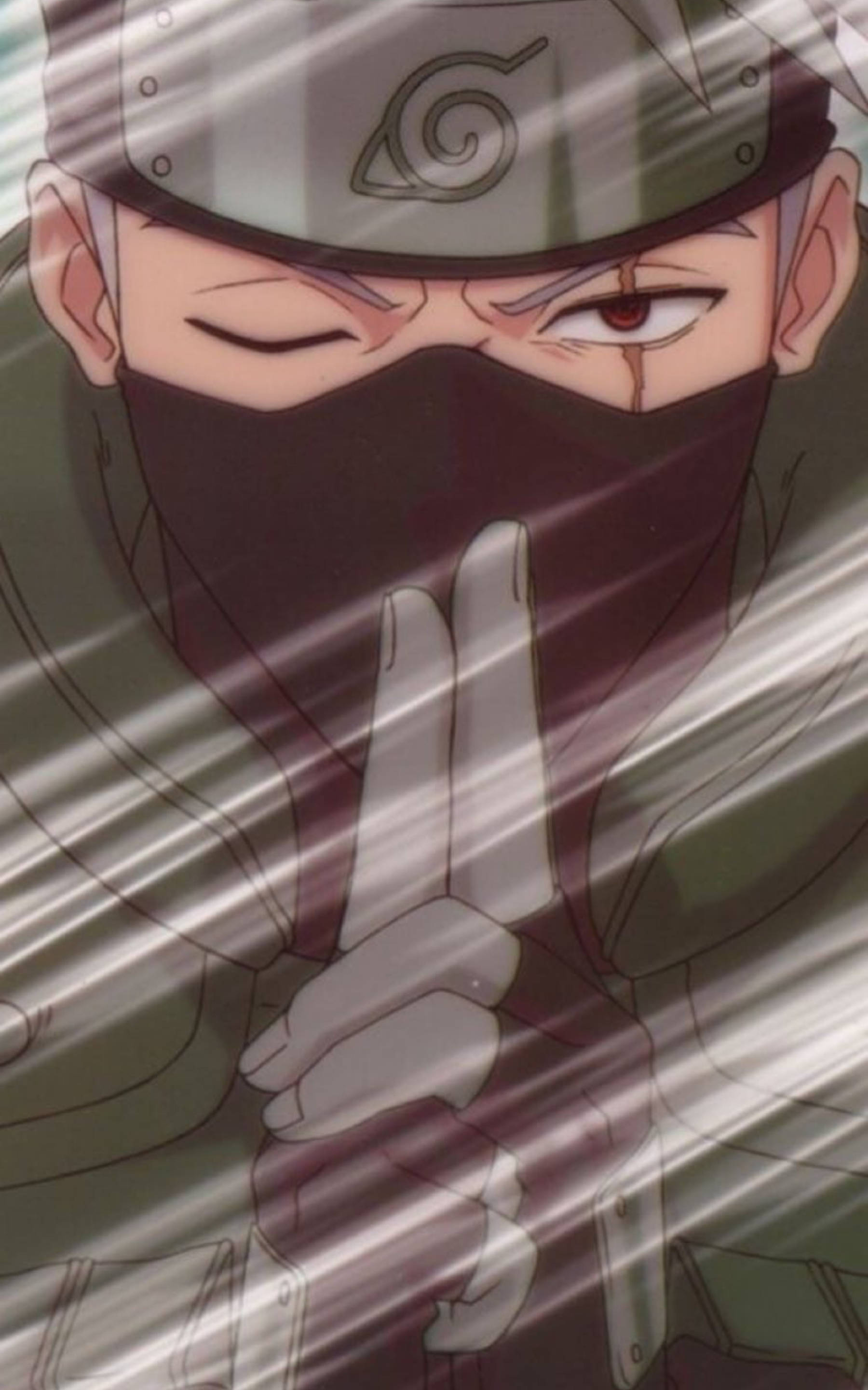 Kakashi Baridi Katika Hali ya Ninja Picha ya Ukuta