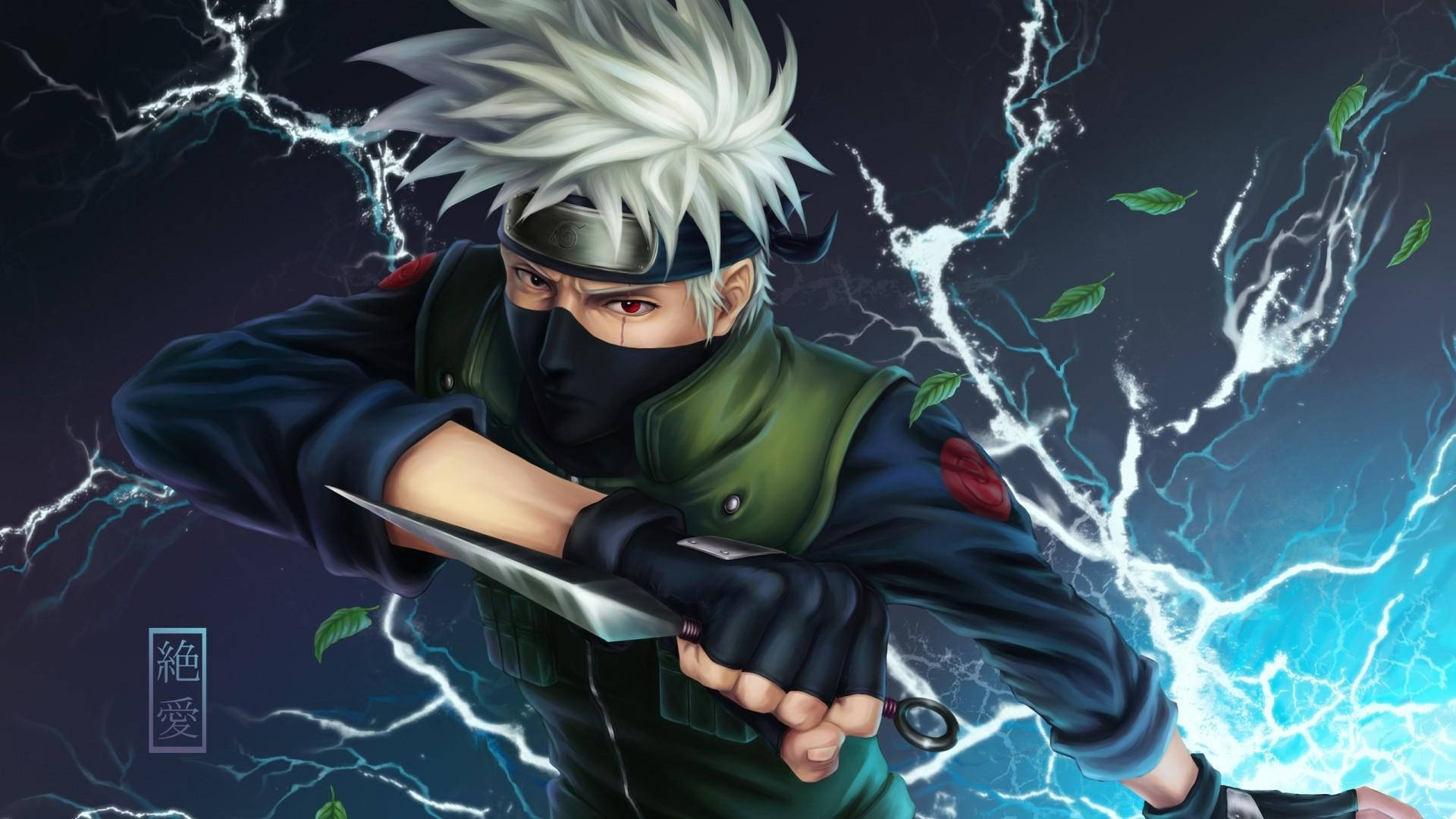 Kakashi Hatake wa Naruto PC Picha ya Ukuta