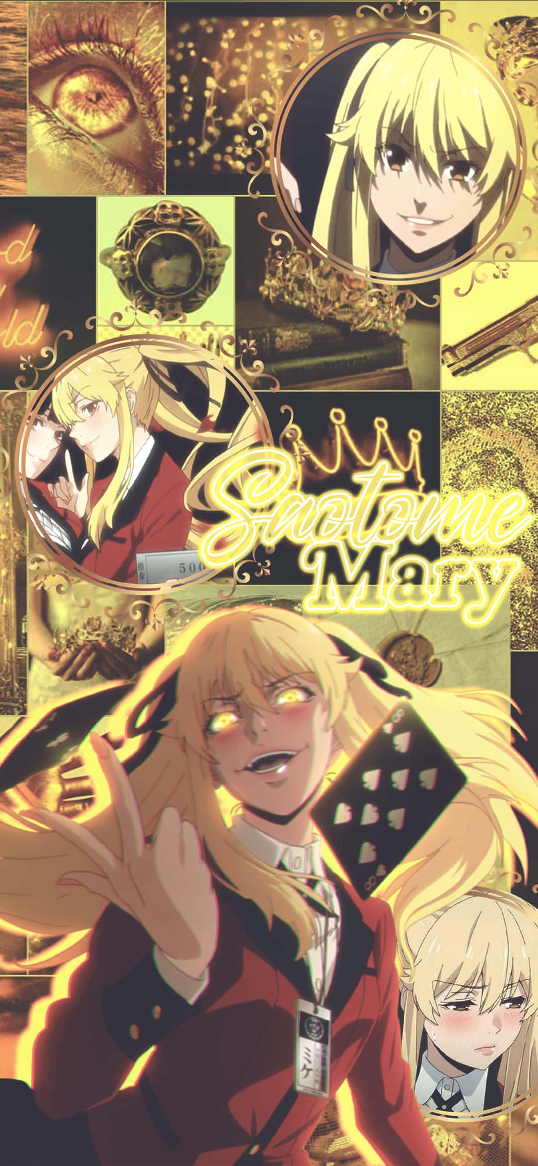 Kakegurui Mary Saotome Picture Picha ya Ukuta