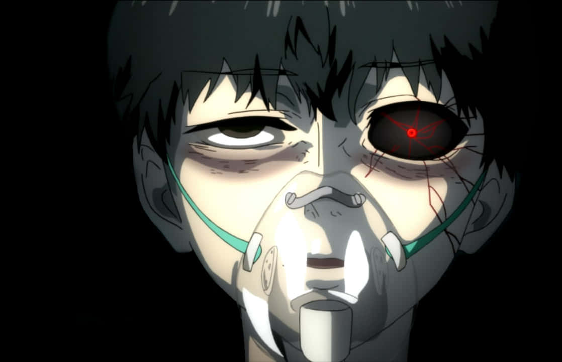 Kaneki Ken Kubadilika Tokyo Ghoul Picha ya Ukuta