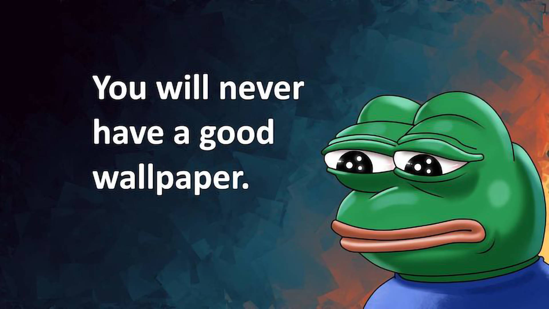 Karatasi ya Ukuta ya Pepe ya Kuchekesha na Maridadi Picha ya Ukuta