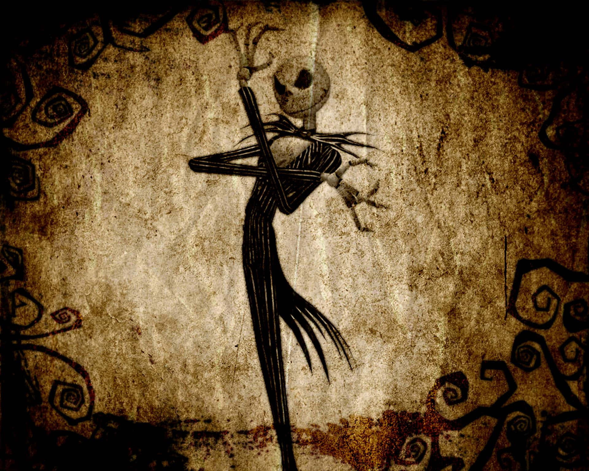 Karibu Mji wa Krismasi, nyumbani kwa Mfalme wa Maboga Jack Skellington Picha ya Ukuta
