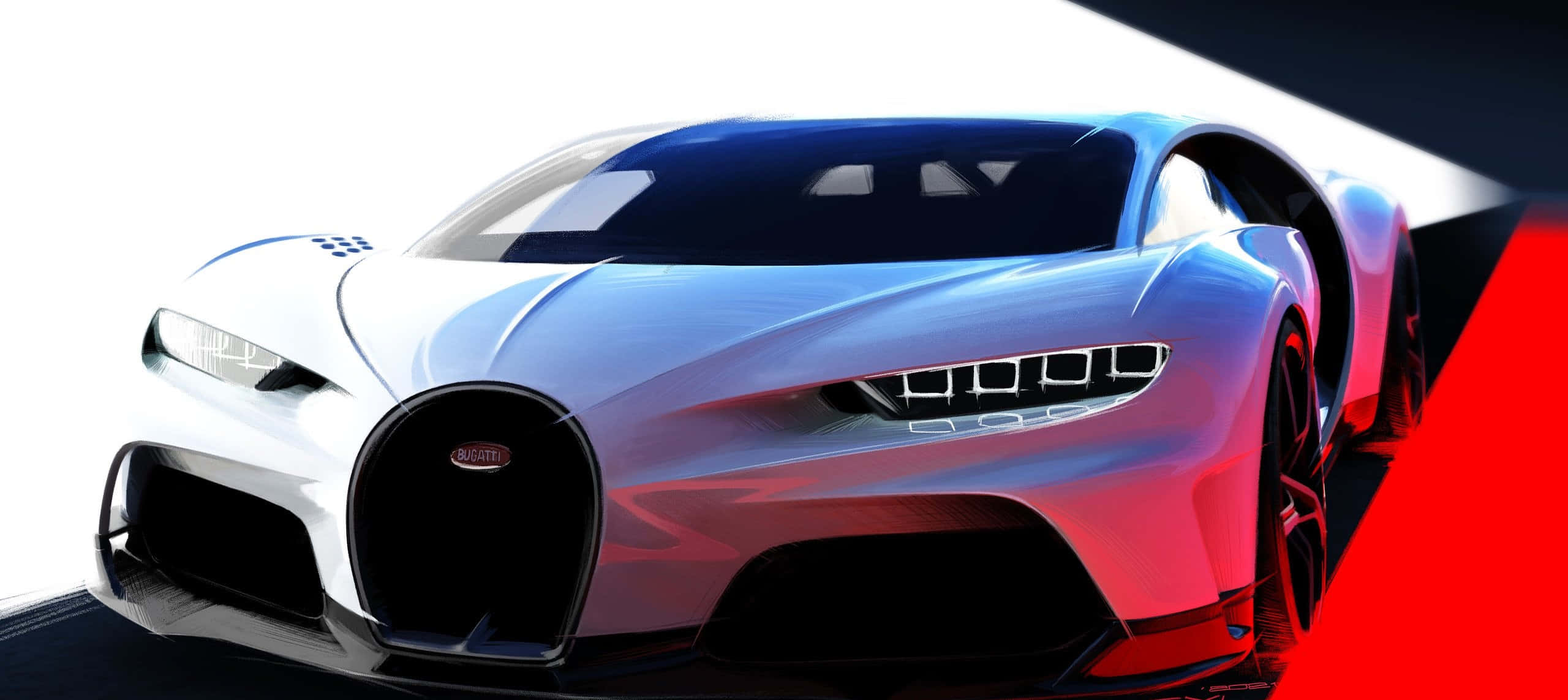 Kasi na Staili - Ubunifu wa Kipekee wa Bugatti Picha ya Ukuta