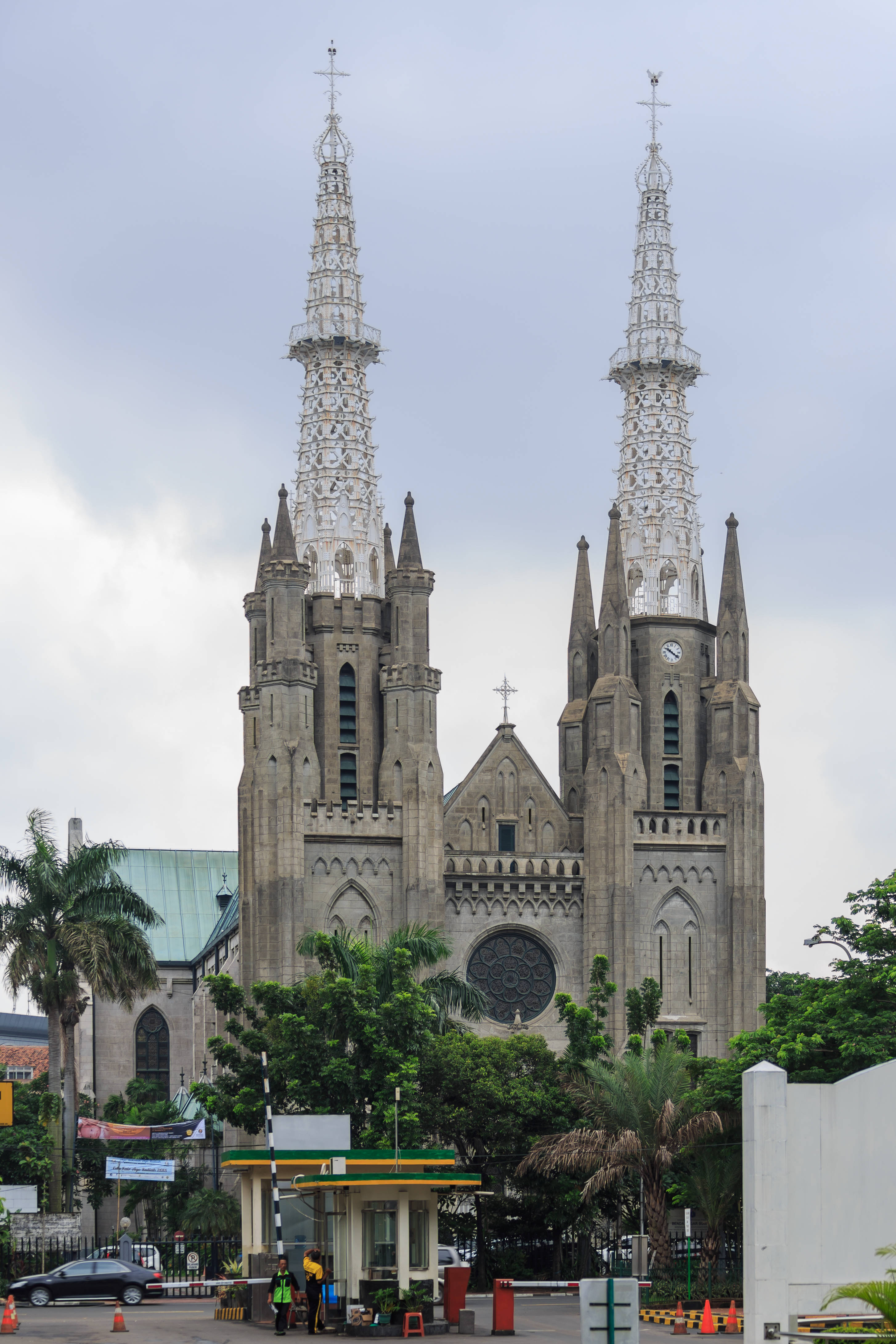 Jakarta Indonesia Cathedral Picha ya Ukuta