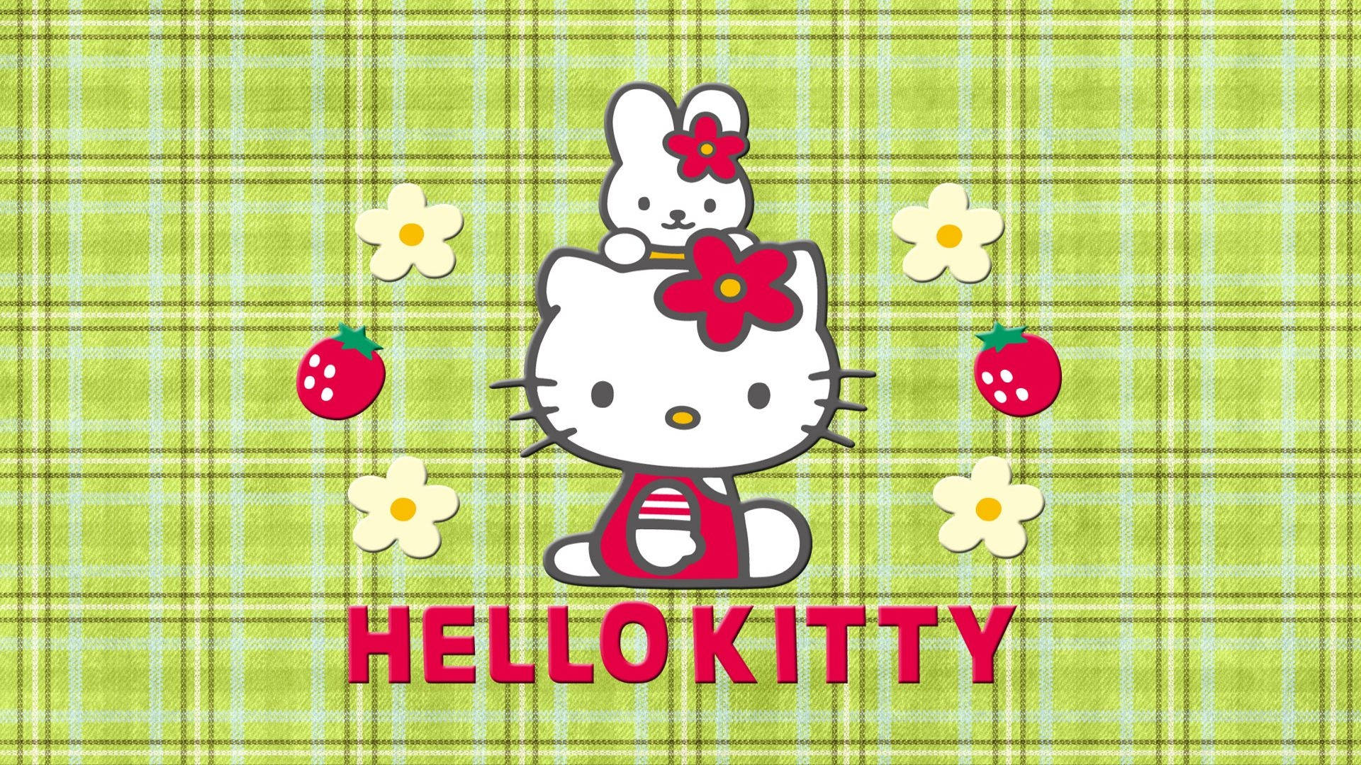 Kathy na Hello Kitty Aesthetic Picha ya Ukuta