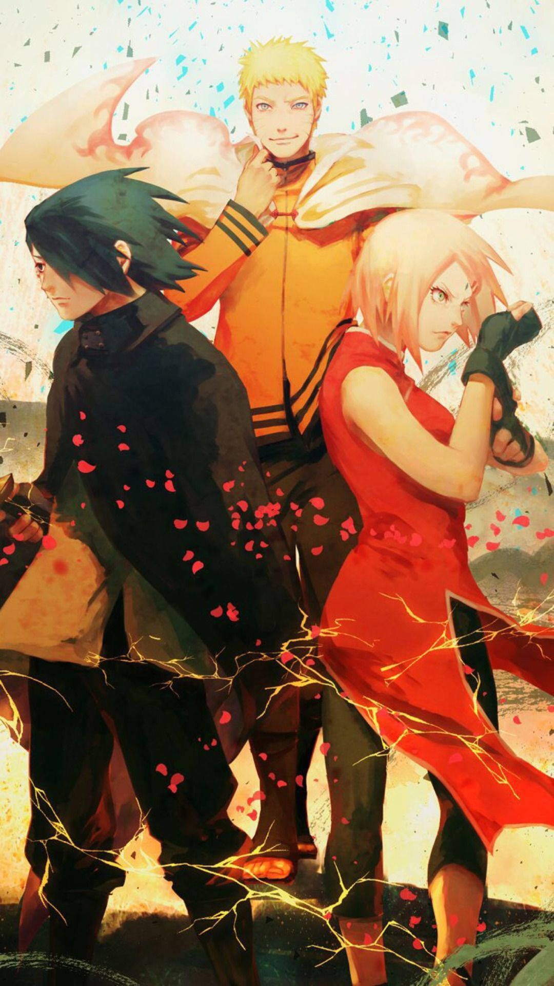 Kazi ya Sanaa ya Bango la Naruto Picha ya Ukuta