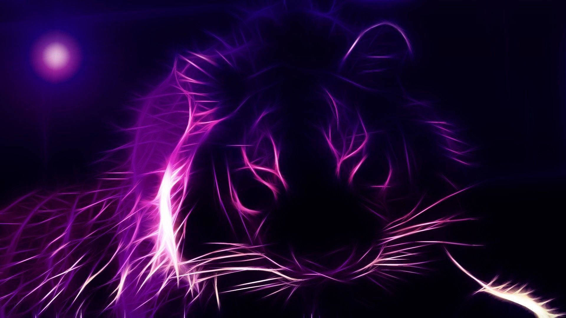 Kazi ya Sanaa ya Mandhari ya Simu ya Purple Aesthetic Picha ya Ukuta