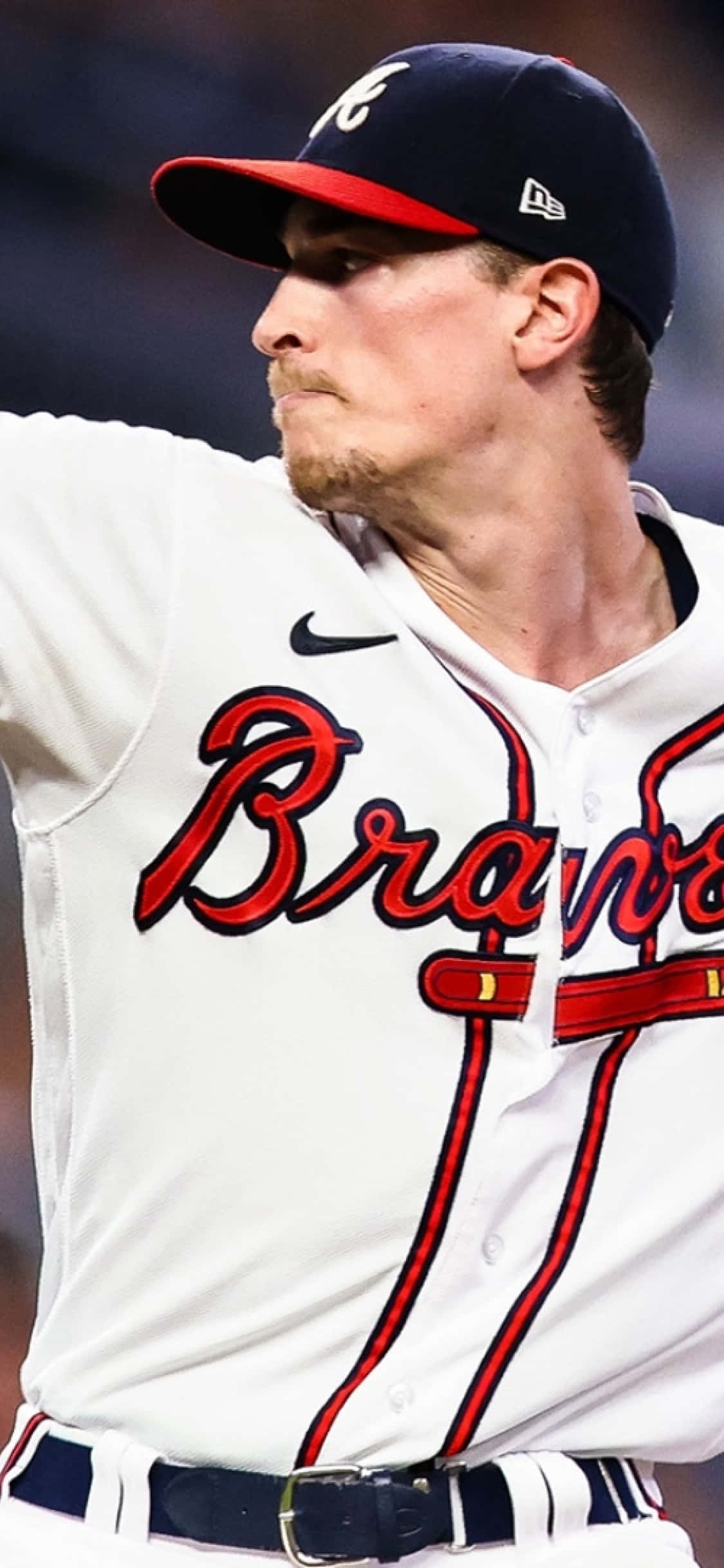 Keep up with the Atlanta Braves on your iPhone Picha ya Ukuta