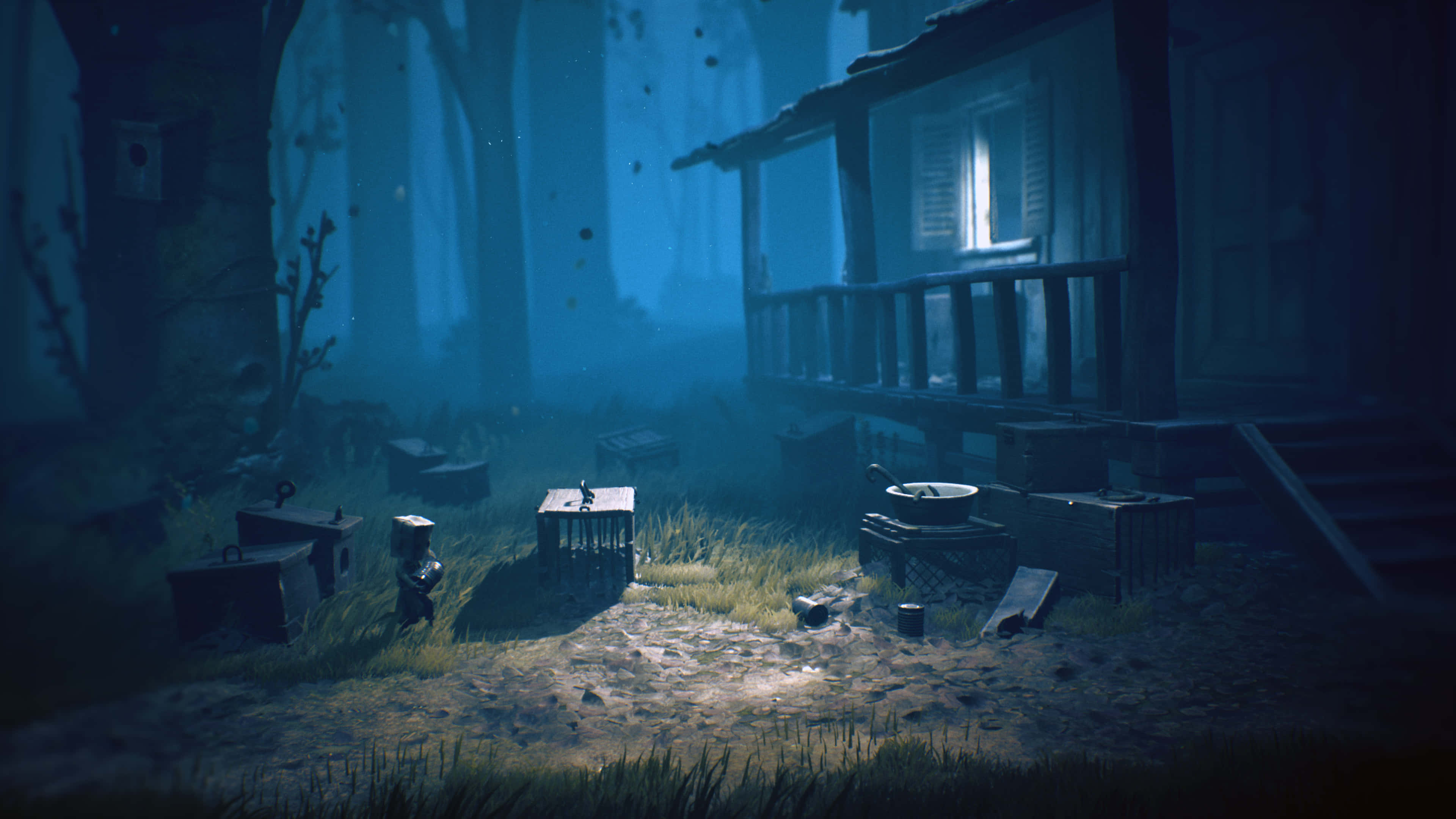 Kibanda cha Msitu Little Nightmares 4K Picha ya Ukuta