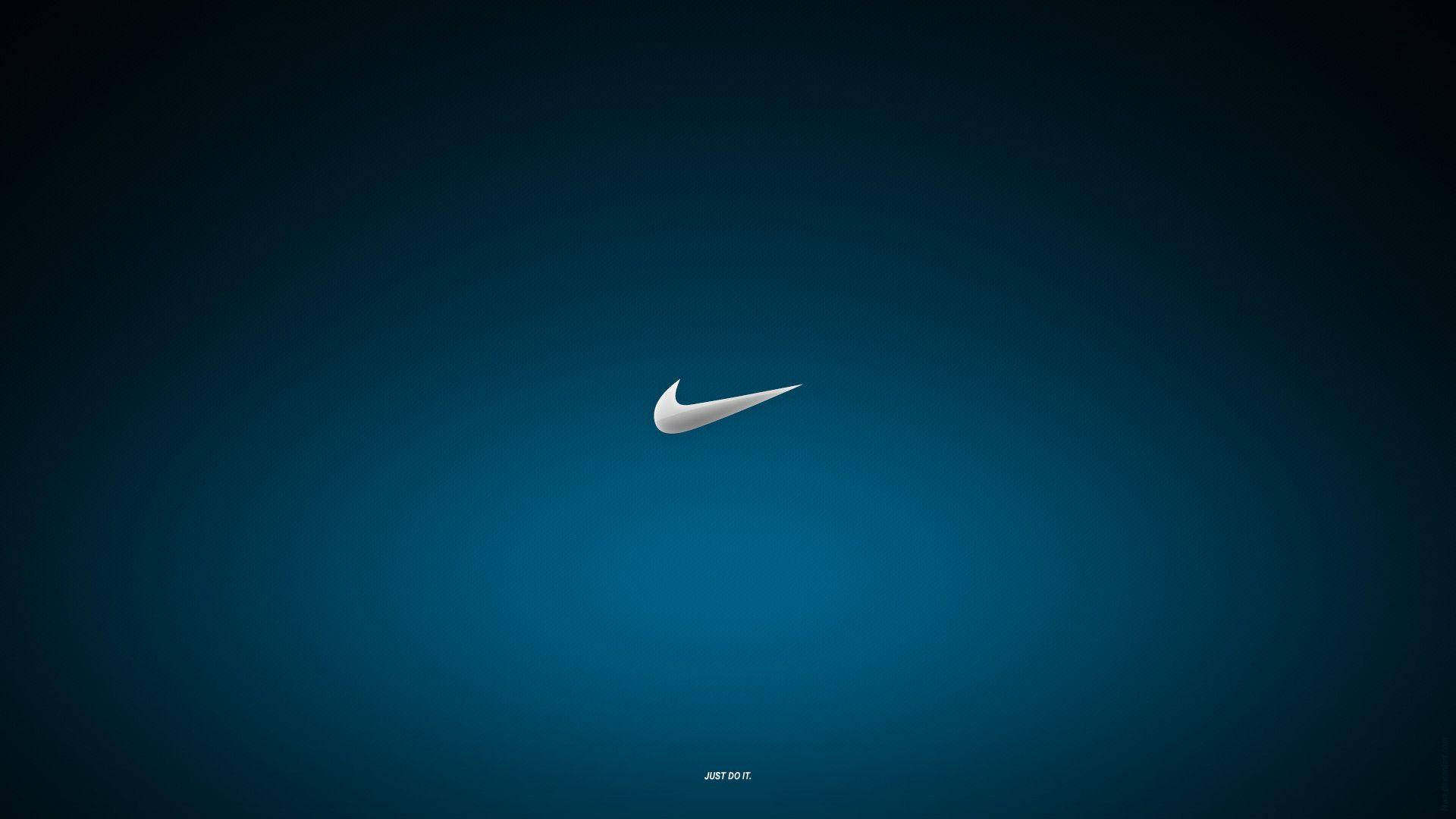 Kibao cha Nike cha Upepo wa Bluu Baridi Picha ya Ukuta