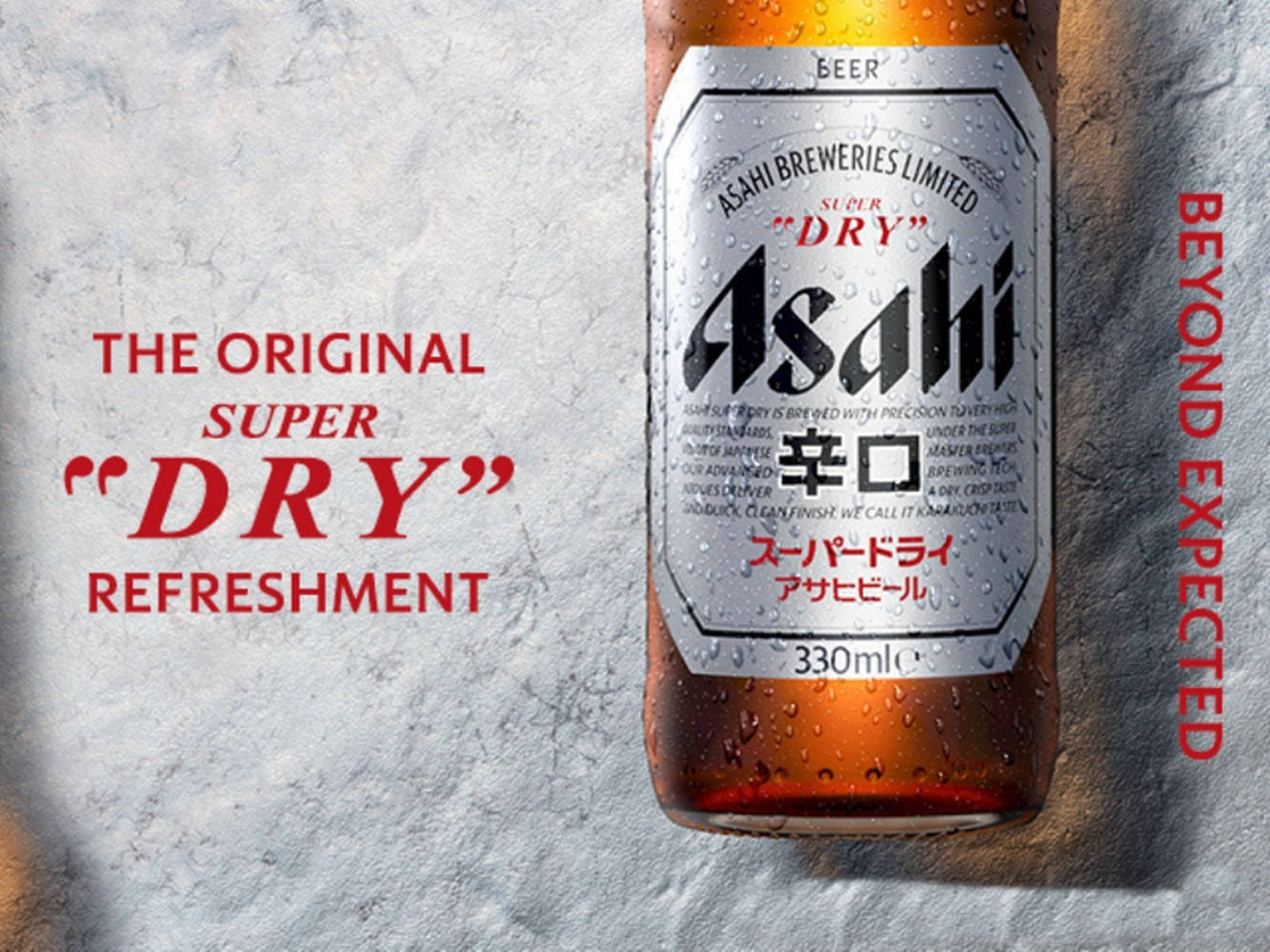 Kiburudisho Asili la Asahi Super Dry Picha ya Ukuta