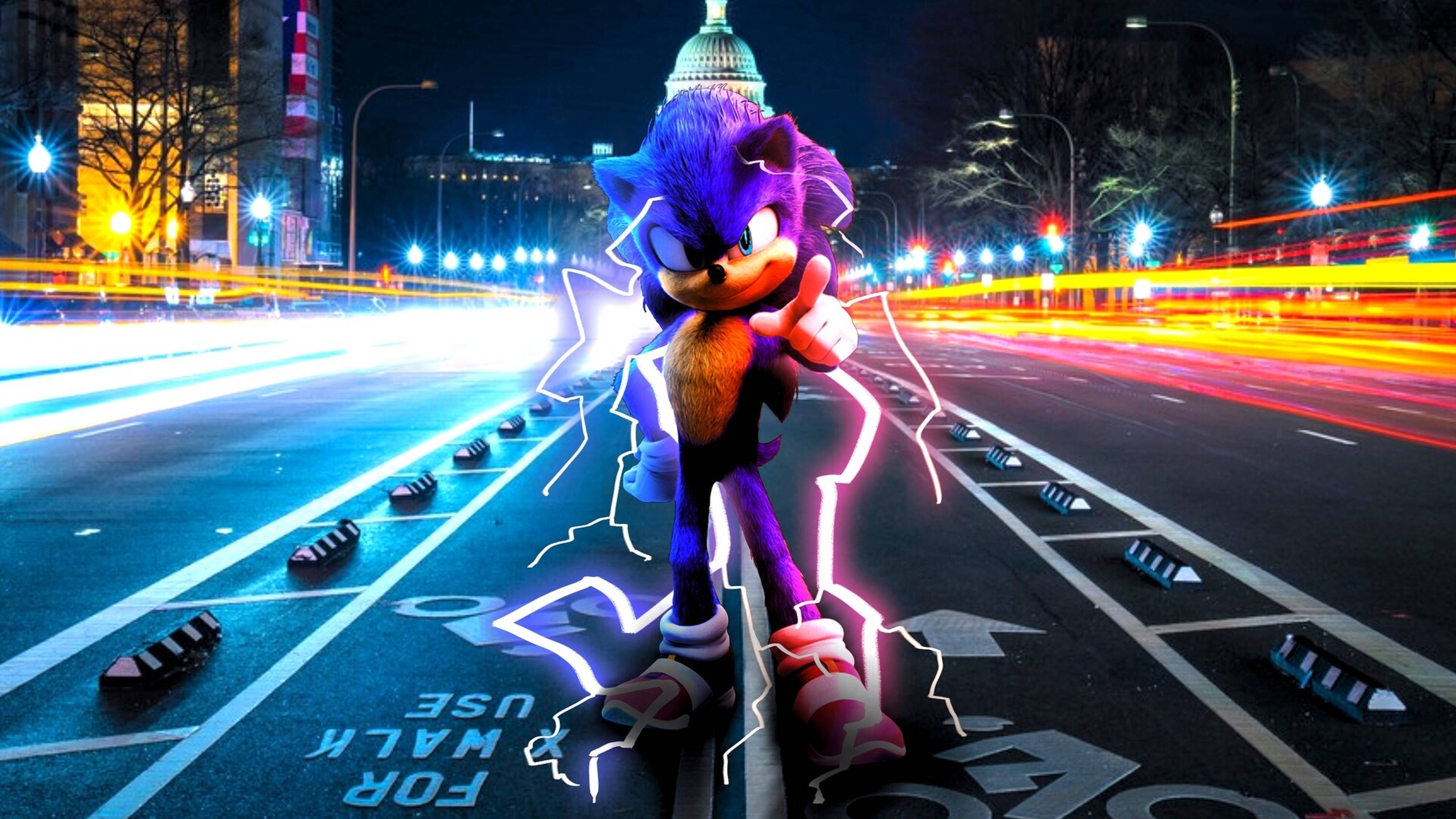Kichunguzi 3840x2160 Sonic Hedgehog Picha ya Ukuta