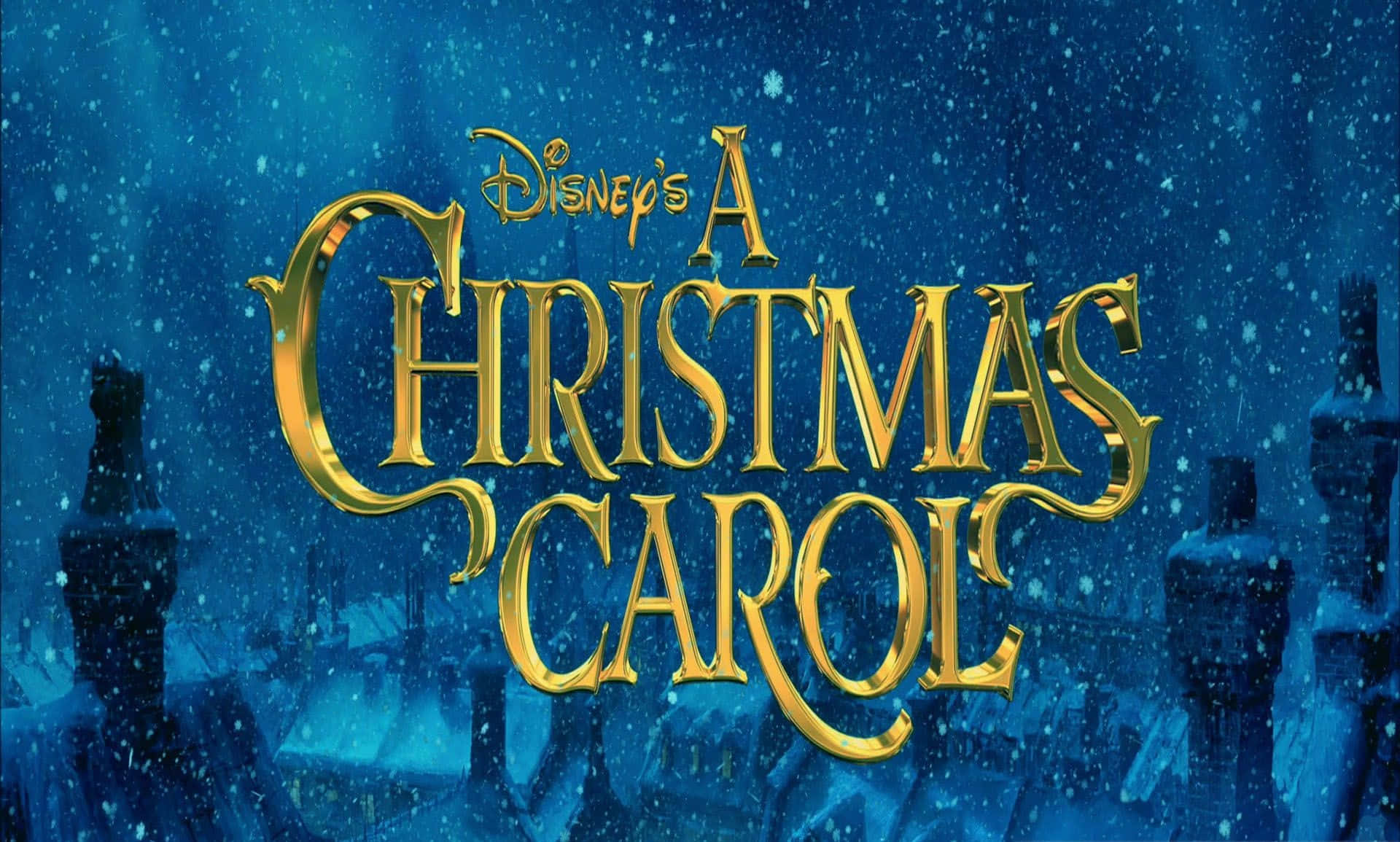 kichwa cha disney's christmas carol Picha ya Ukuta