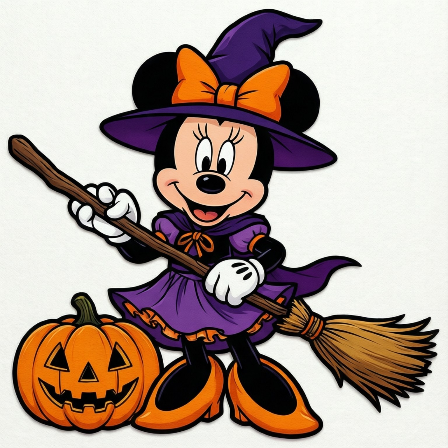 Kichwa cha Minnie Mchawi Picha ya Ukuta