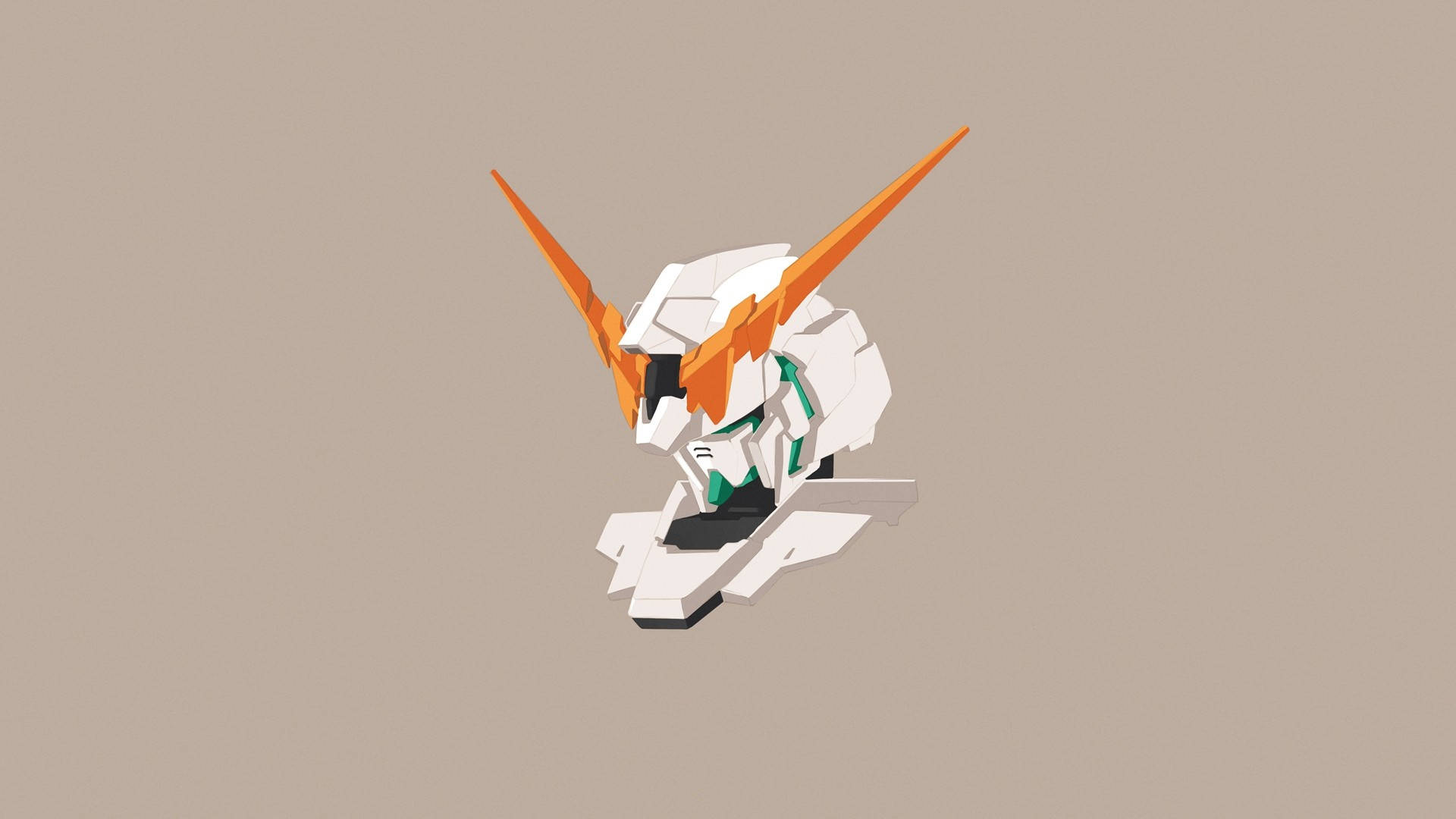 Kichwa cha Mobile Suit Gundam Picha ya Ukuta