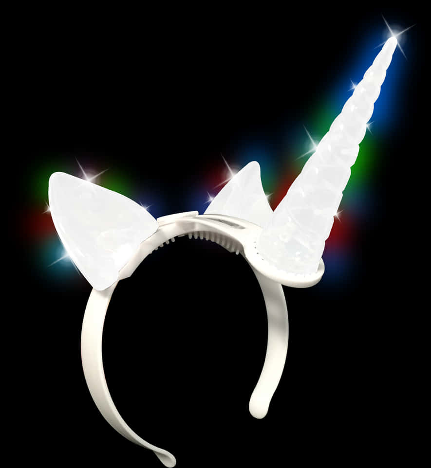 Kichwa cha Unicorn na Mwanga Picha ya Ukuta