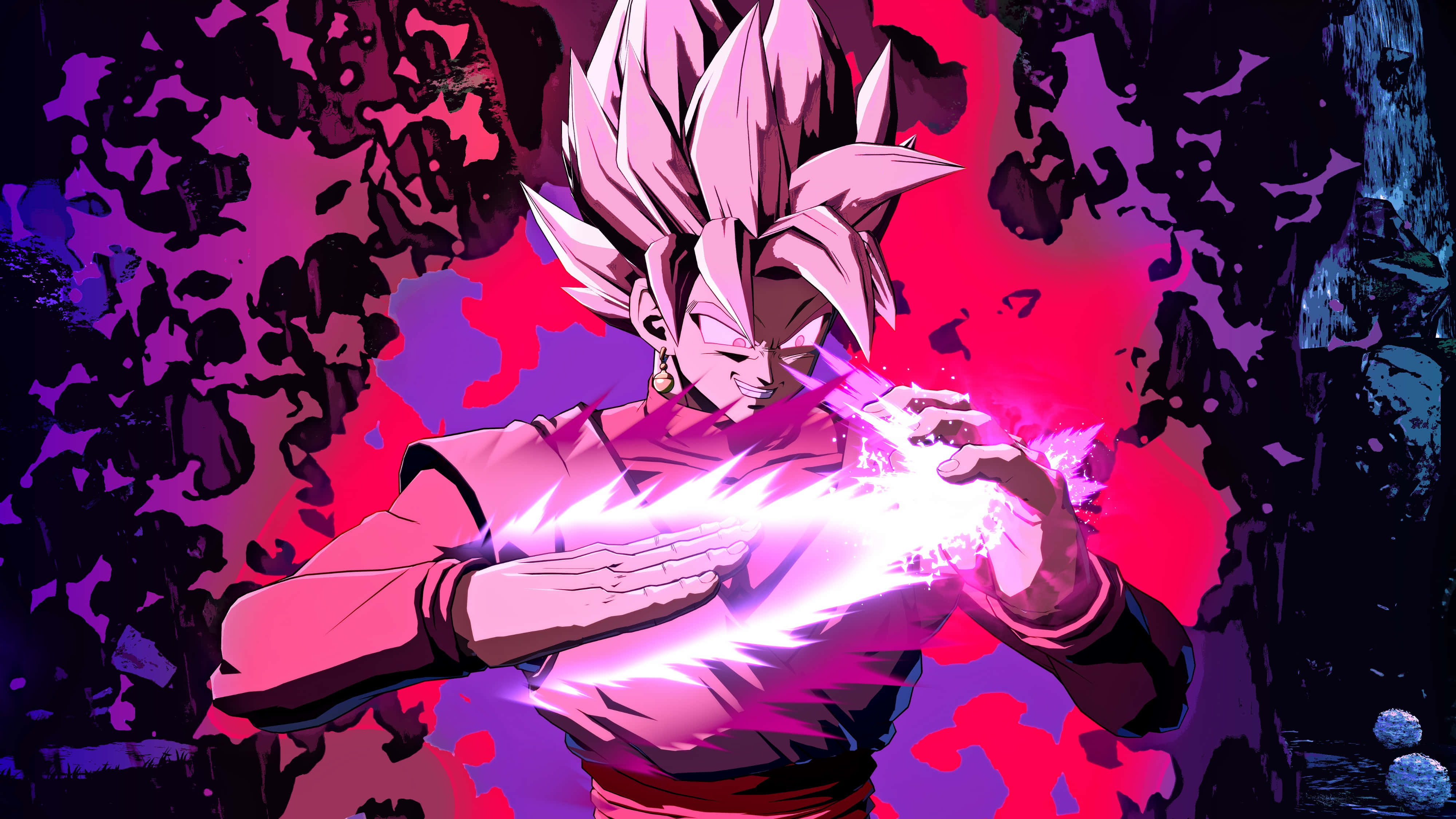 Kichwa: Goku Black Akiongeza Nguvu Katika Vita Picha ya Ukuta
