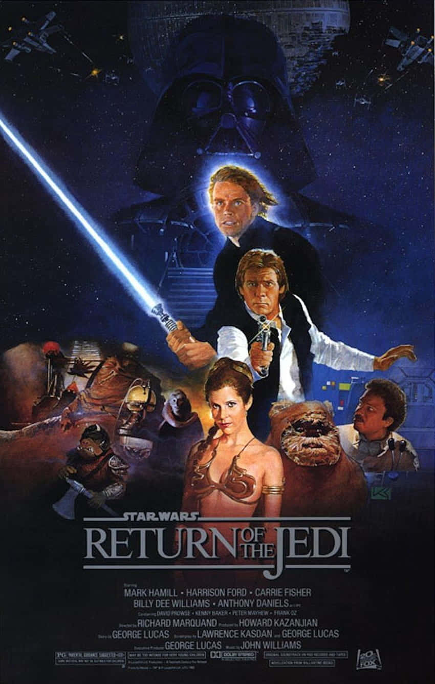 Kichwa: Pambano la Kuvutia katika Return of the Jedi Picha ya Ukuta