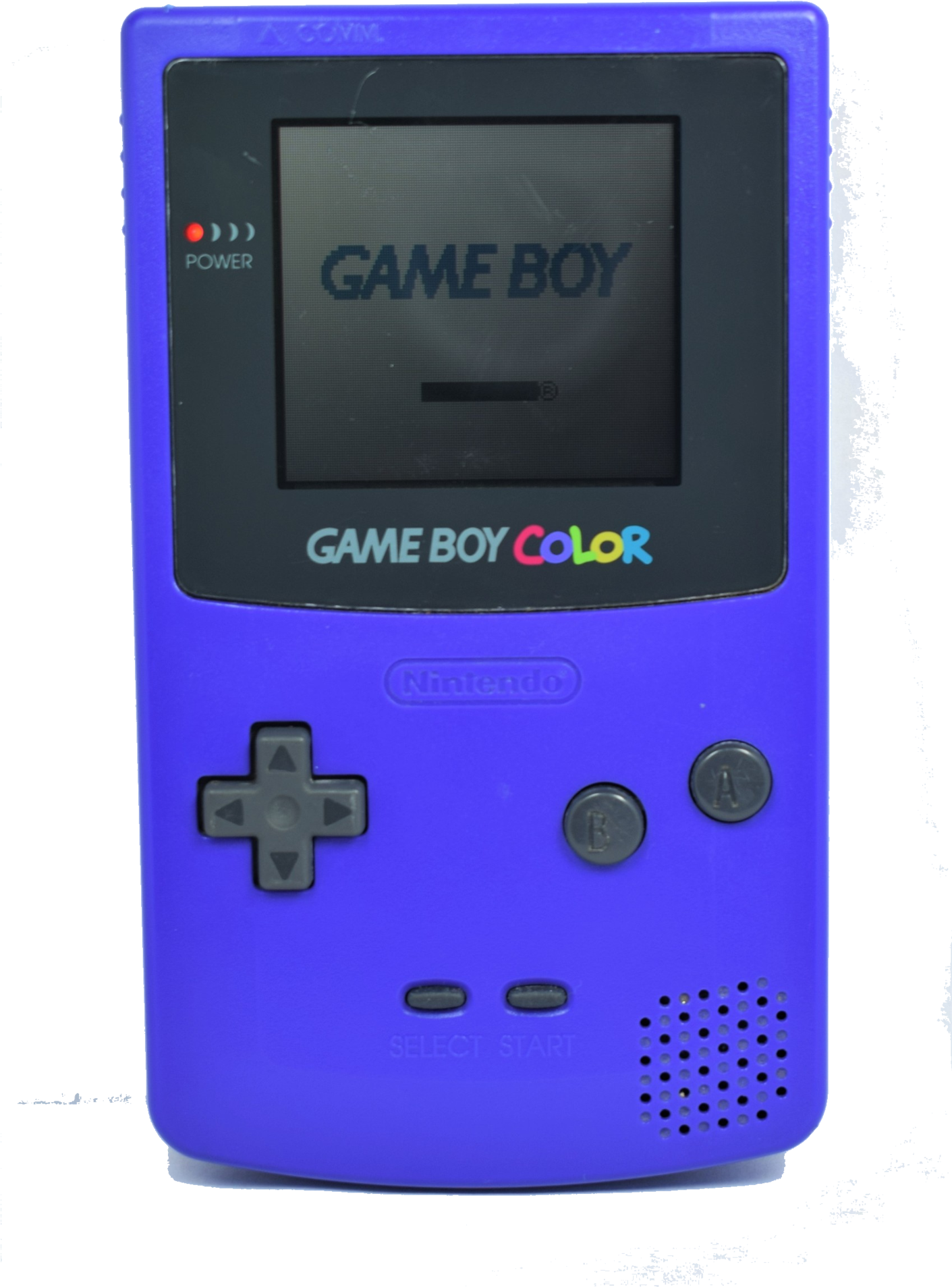 Kifaa cha Kubebeka cha Game Boy Color cha Zambarau Picha ya Ukuta