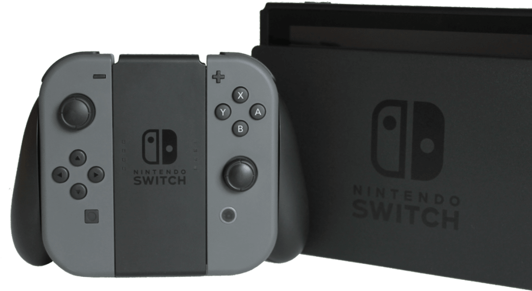 Kifaa cha Nintendo Switch na Vidhibiti Picha ya Ukuta