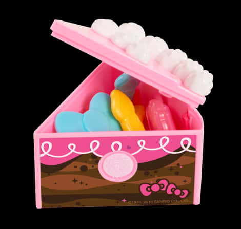 Kifua cha Vinyago cha Hello Kitty Picha ya Ukuta