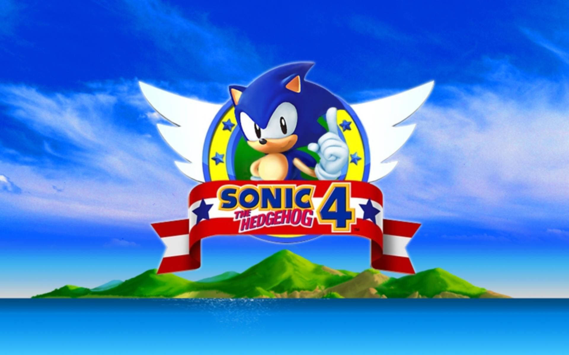 Kifuniko cha HD cha Mchezo wa Sonic the Hedgehog 4 Picha ya Ukuta