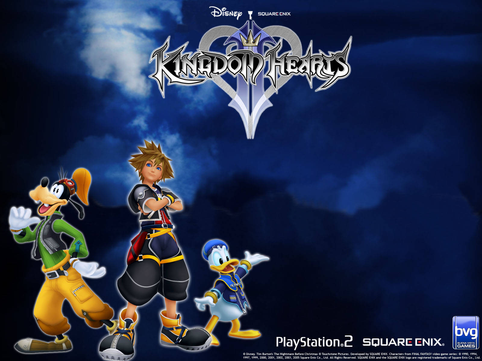 Kifuniko cha Nembo ya Kingdom Hearts Picha ya Ukuta