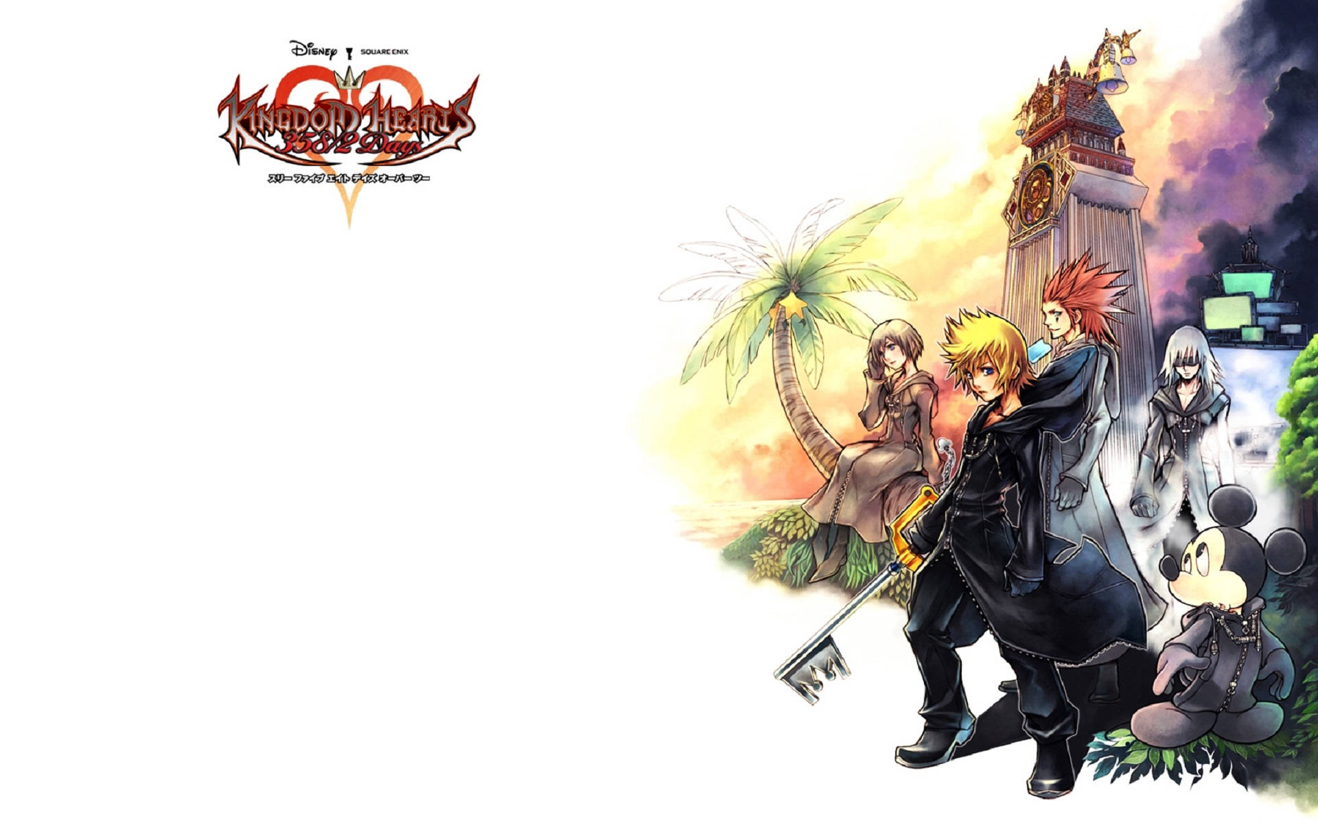 Kifuniko cha Uhuishaji chenye Nembo ya Kingdom Heart Picha ya Ukuta