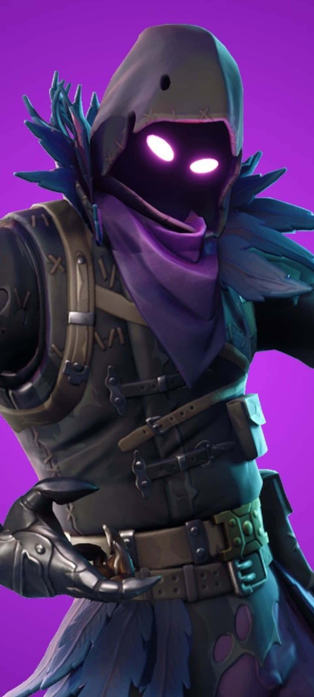 Kifurushi cha Raven kutoka Fortnite - vita ya mwisho kati ya wema na mabaya Picha ya Ukuta