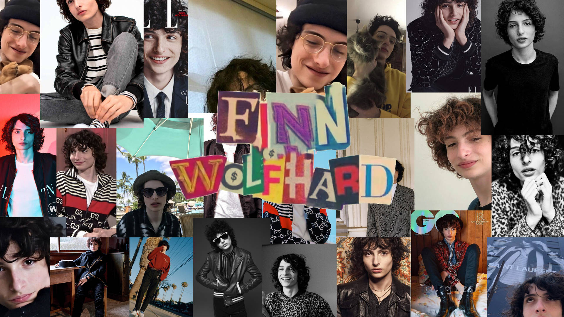 Kijana Mrembo Finn Wolfhard Picha ya Ukuta