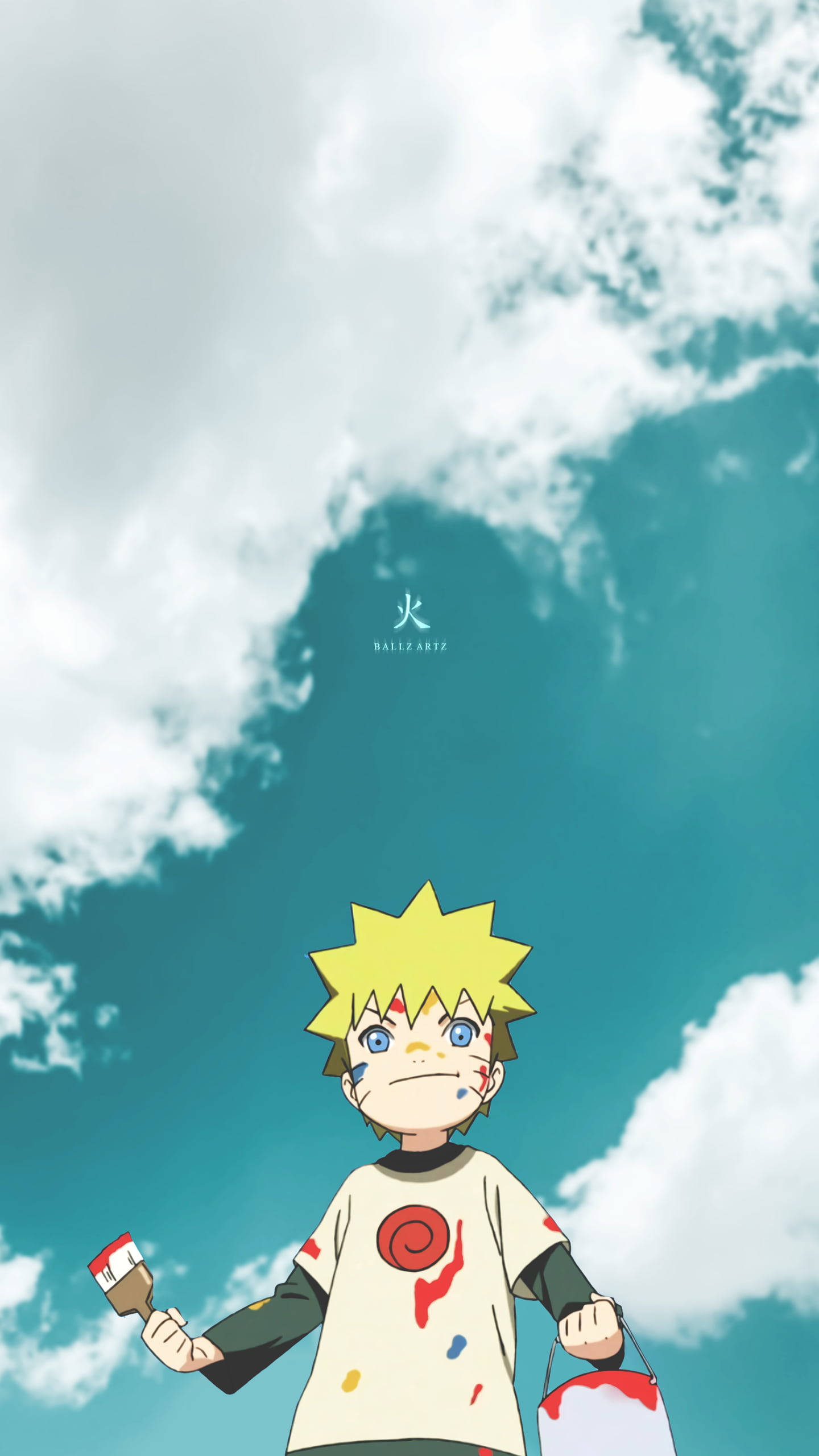 Kijana Naruto Uzumaki Simu 4K Picha ya Ukuta