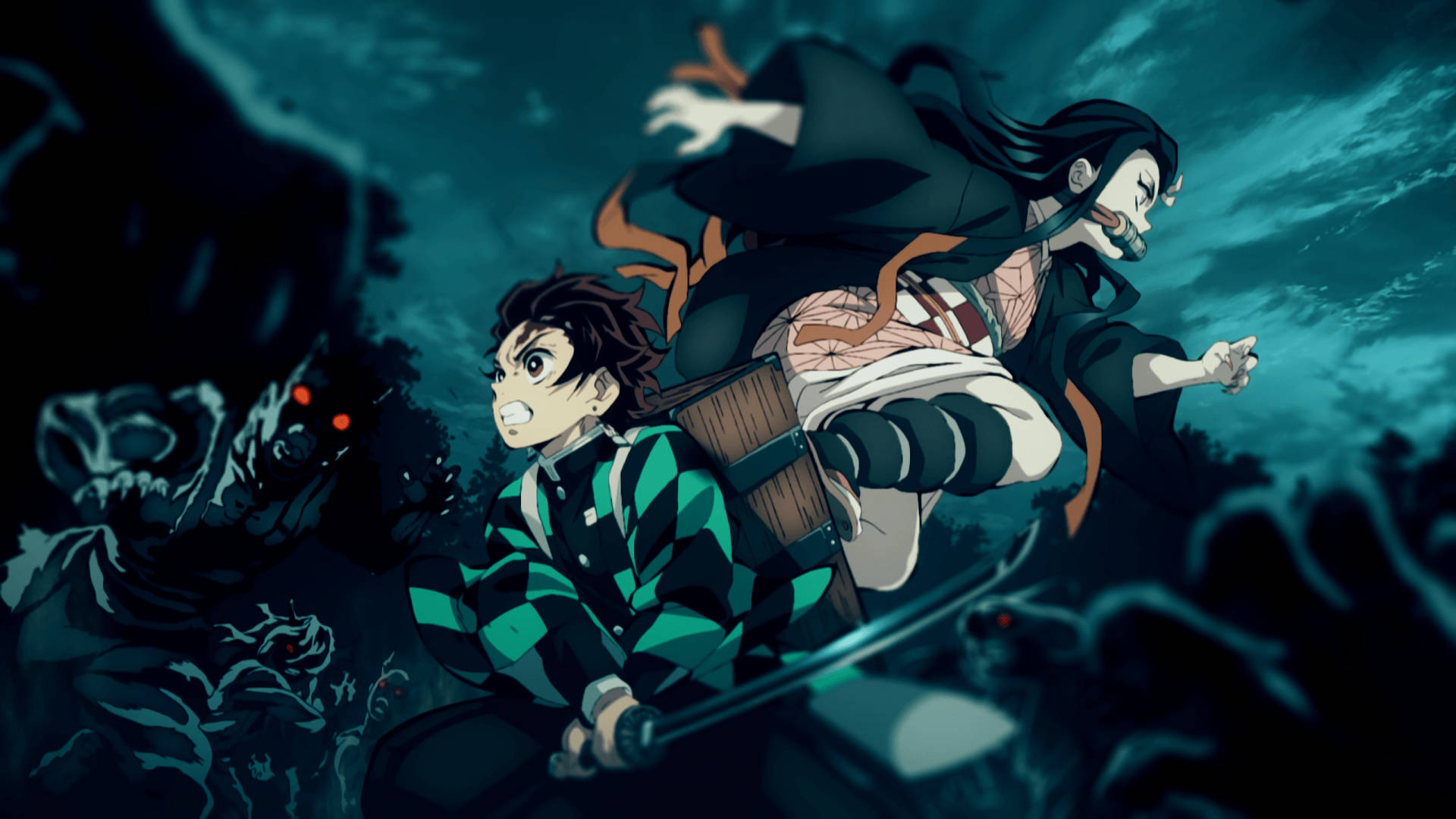Kikapu cha Tanjiro wa Demon Slayer Picha ya Ukuta