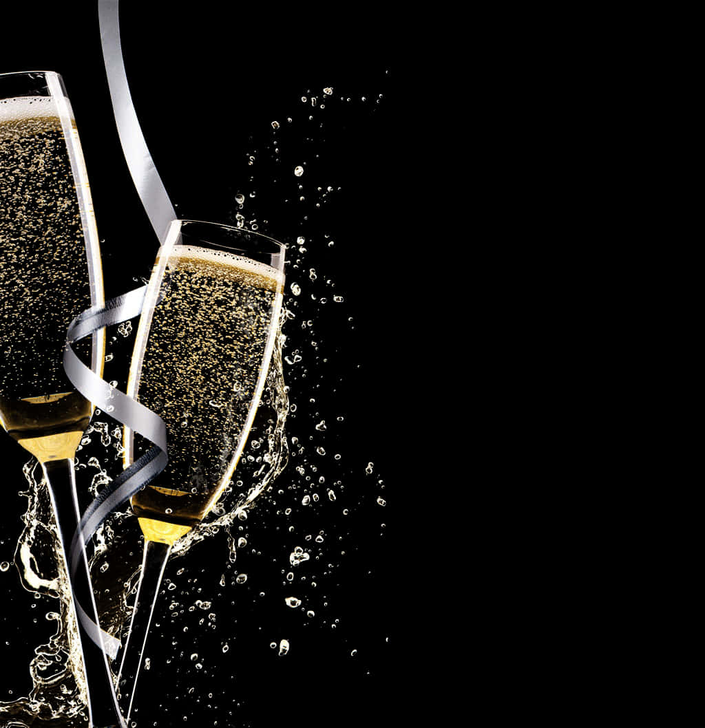 Kikombe cha Sherehe cha Champagne Picha ya Ukuta
