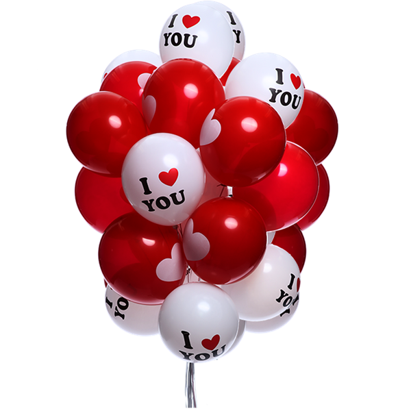 Kikundi cha Baluni za I Love You Picha ya Ukuta