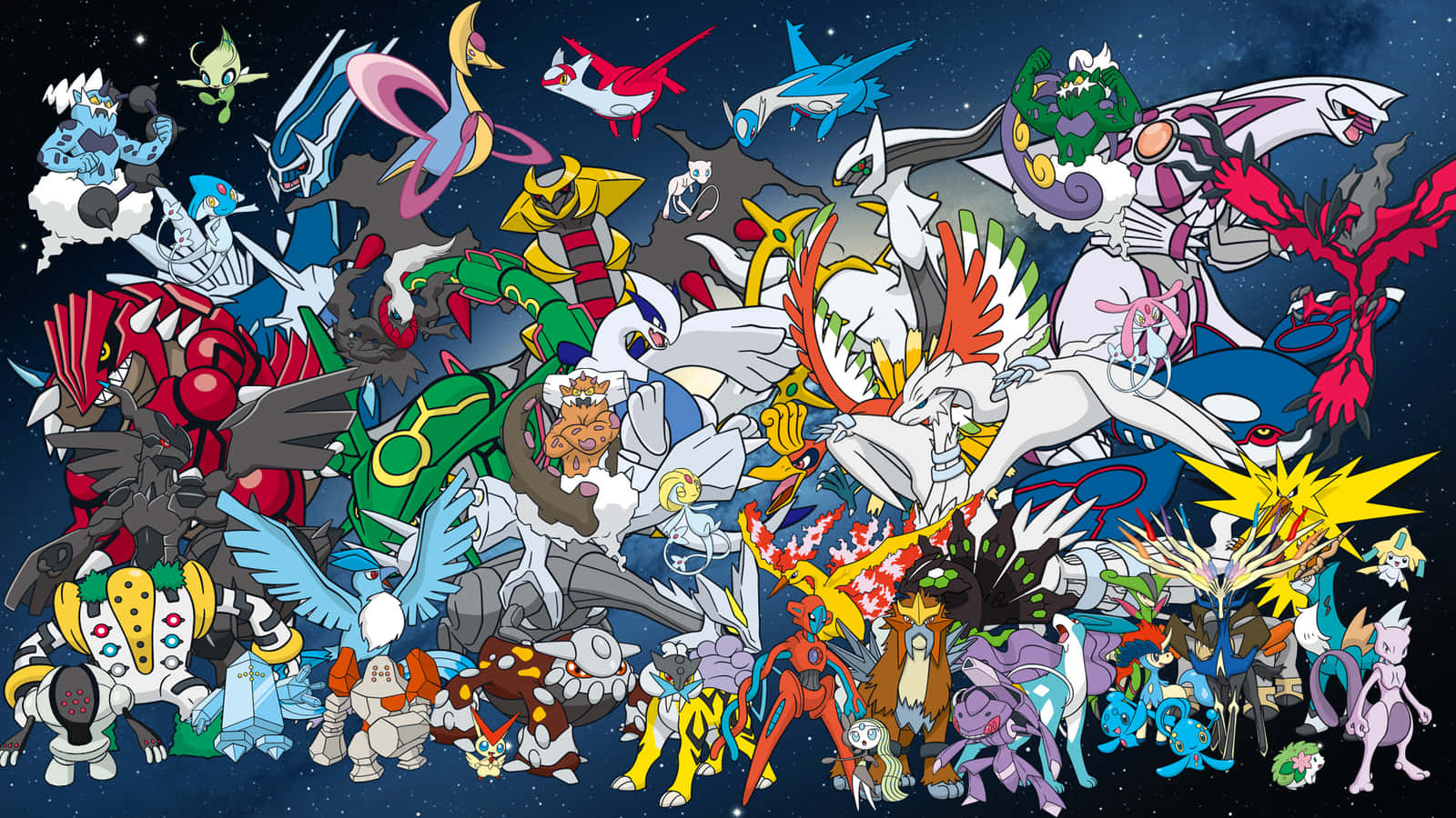Kila Pokemon Hadithi Dhidi ya Nyota Picha ya Ukuta