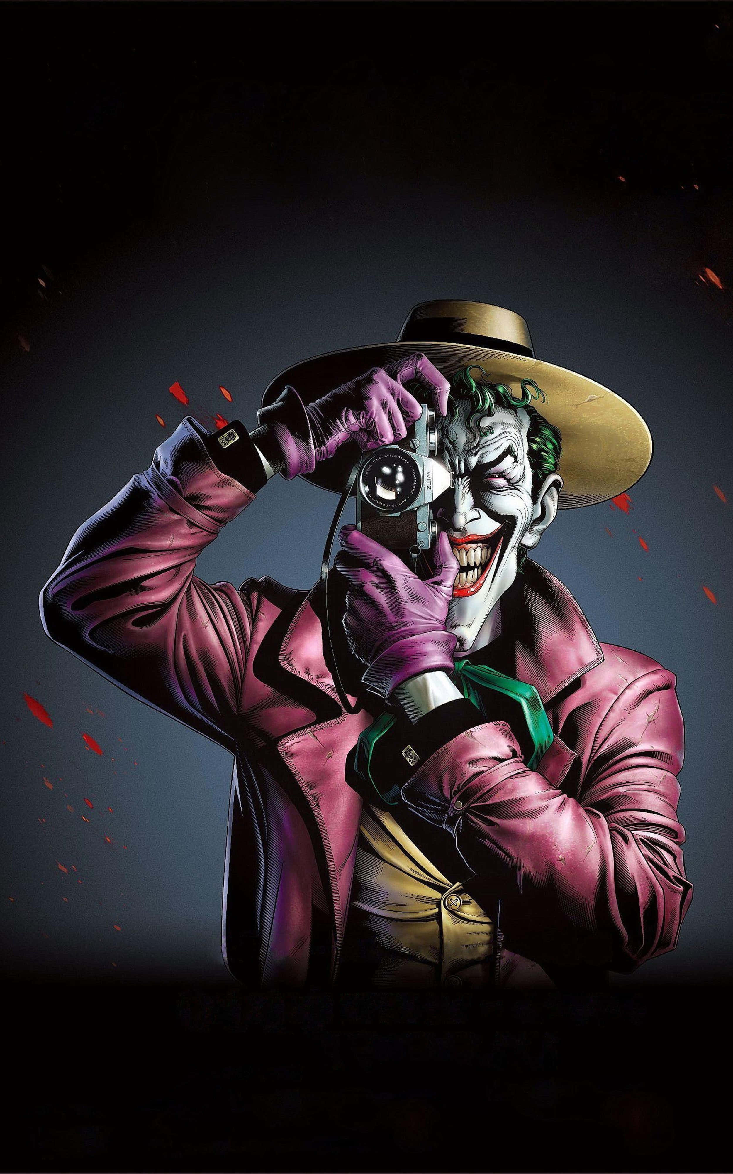 Killing Joke Joker 4K Telefon Picha ya Ukuta
