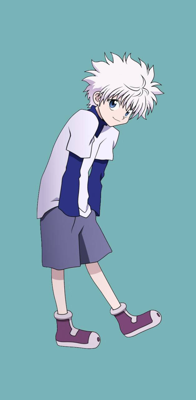 Killua Mwanadamu wa Anime Mzuri na Rahisi Picha ya Ukuta