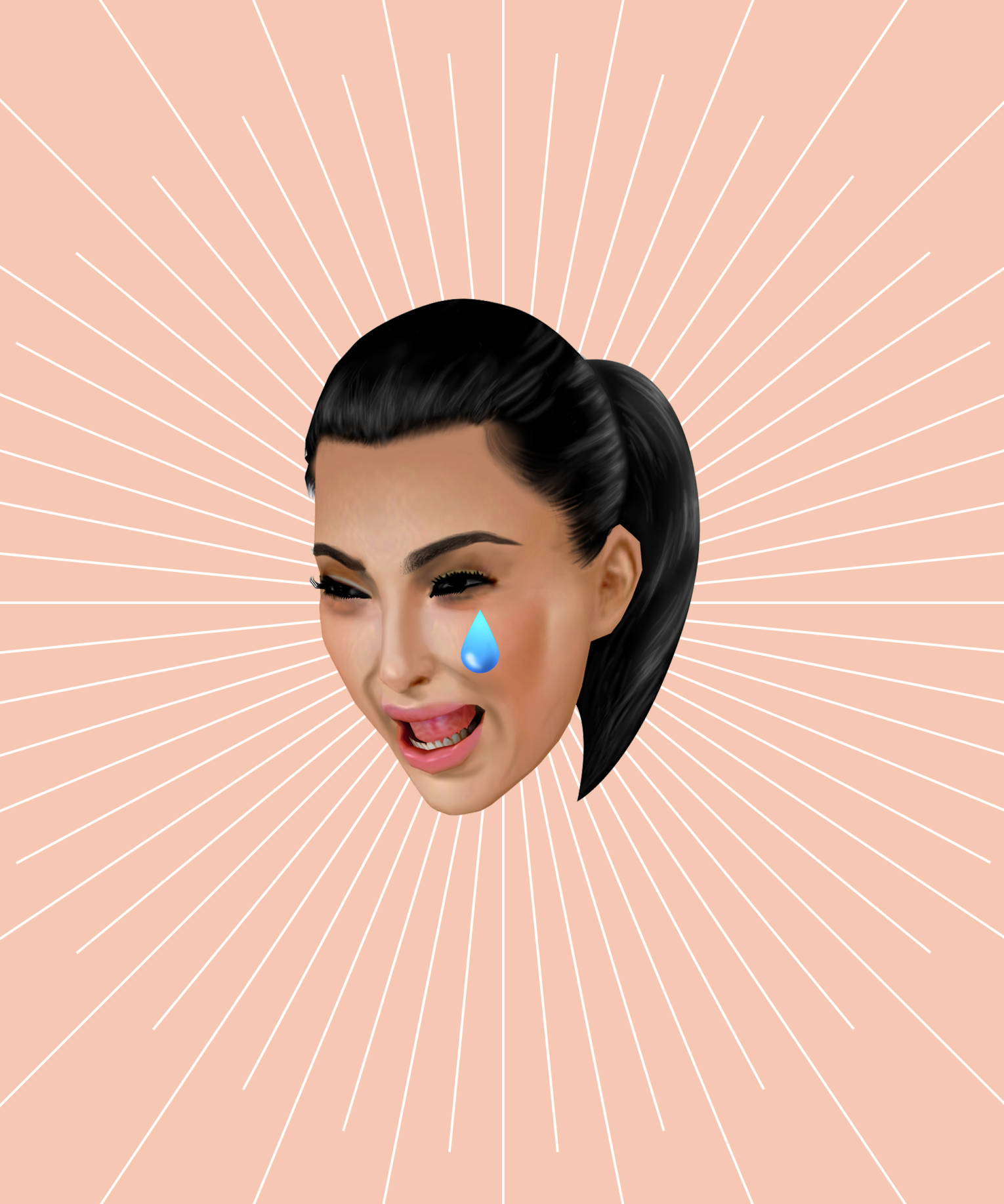 Kim Kardashian Inatoa Jeshi la Emoji Zake Picha ya Ukuta