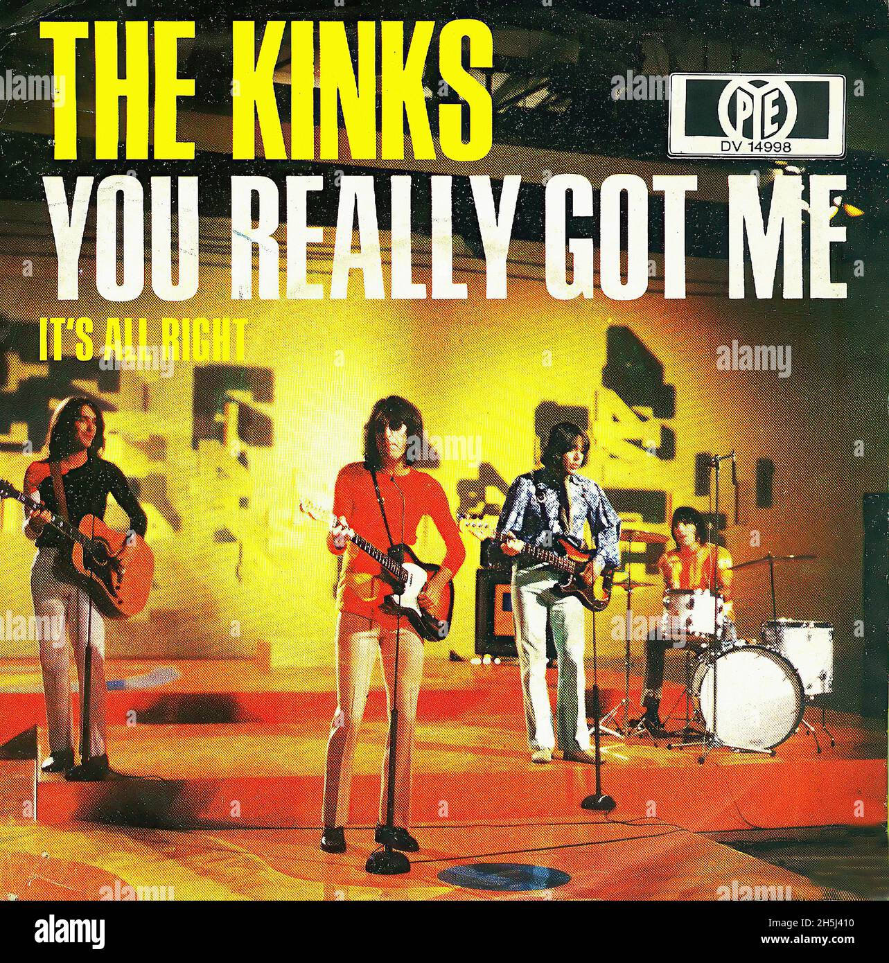Kinyume cha The Kinks You Really Got Me Picha ya Ukuta
