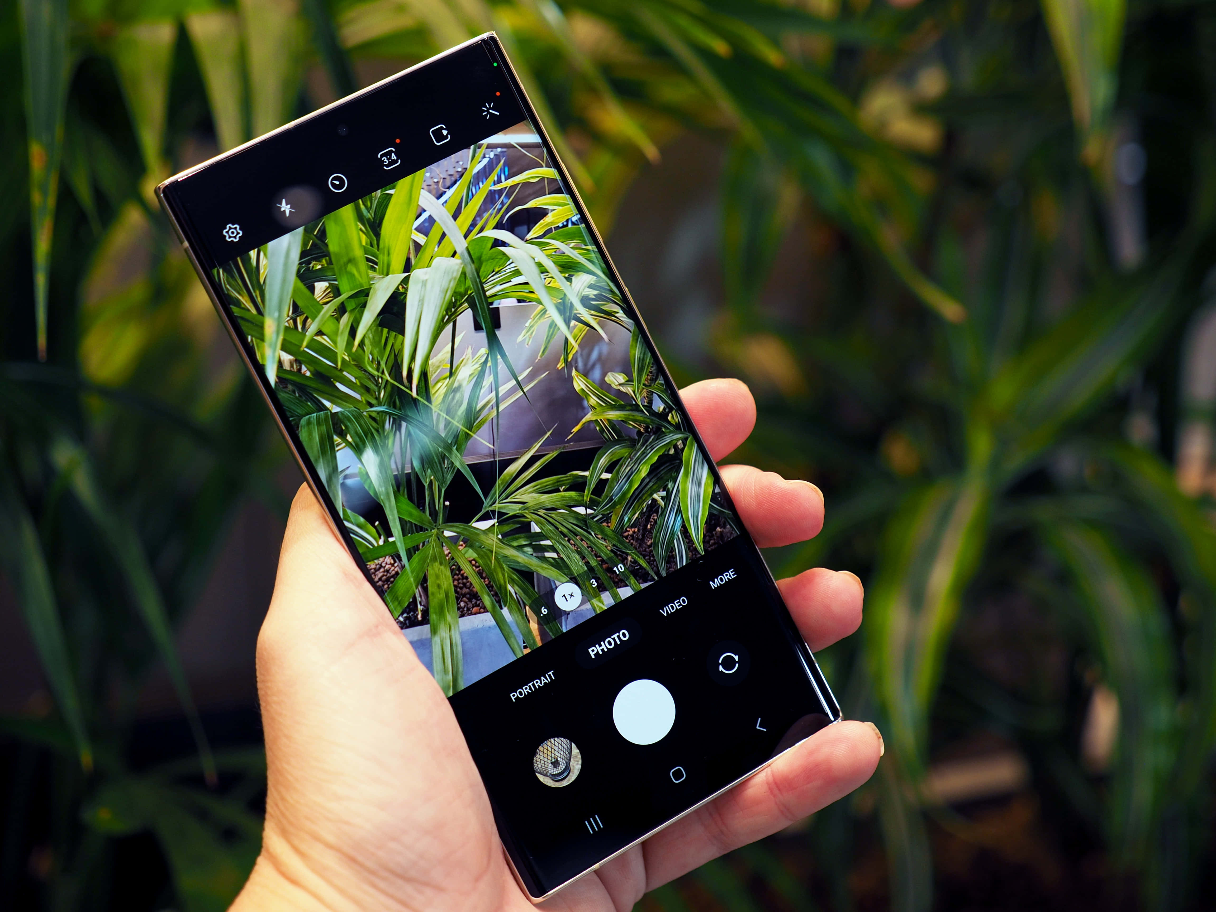 Kiolesura cha Kamera ya Samsung S23 Ultra Picha ya Ukuta