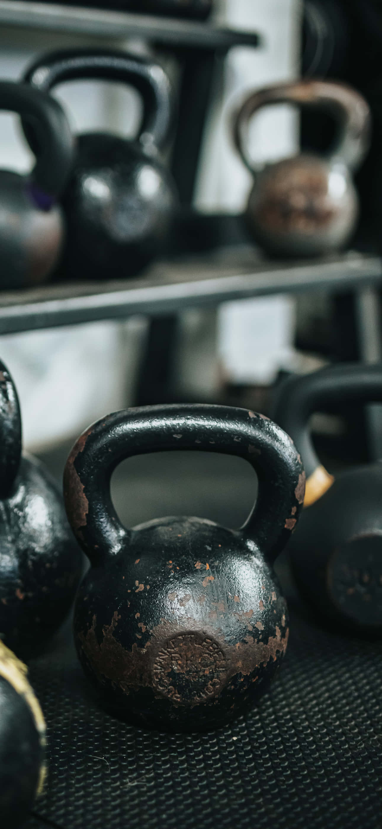 Kipa motisha juu na rekodi maendeleo yako kila wakati na iPhone ya Gym Picha ya Ukuta