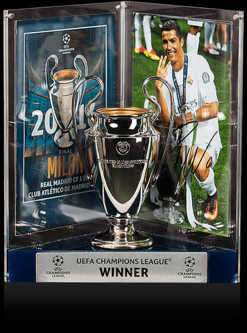 Kipande cha Tuzo la Cristiano Ronaldo la Champions League Picha ya Ukuta