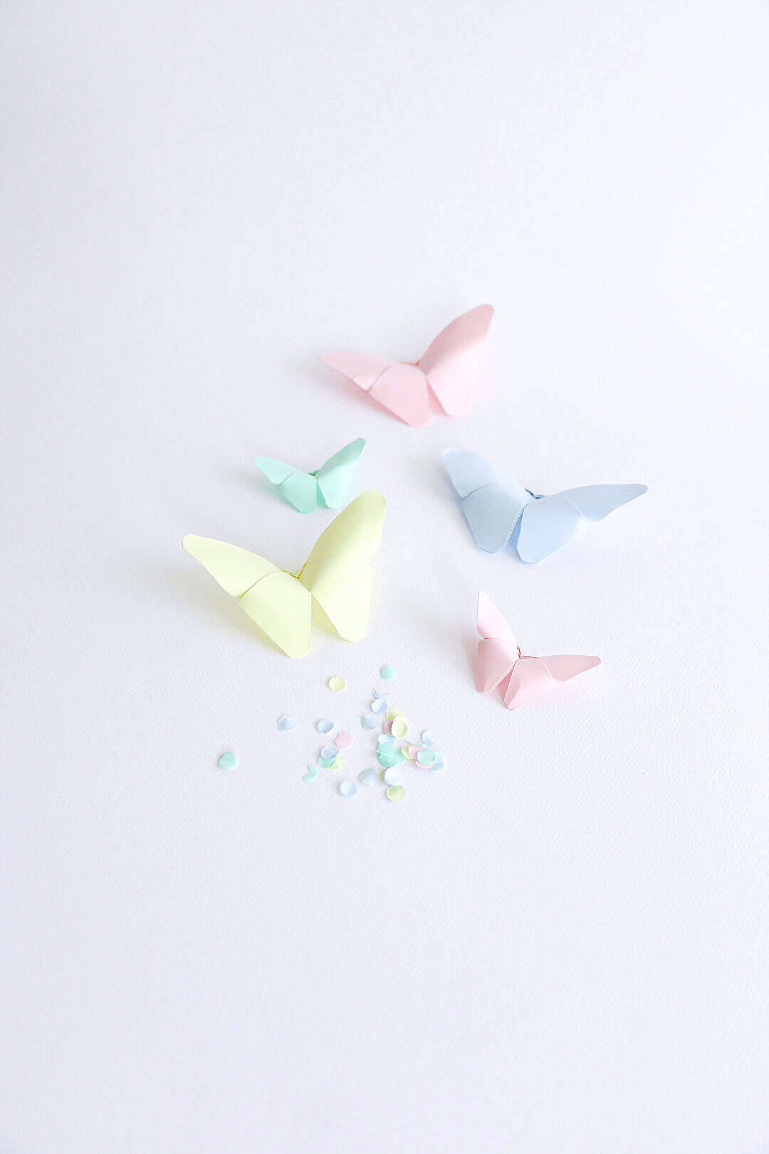 Kipepeo cha Origami Kipendezi Picha ya Ukuta